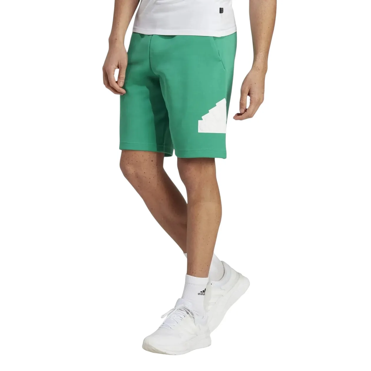 adidas Future Icons Badge of Sport Shorts - Green | Size: L: the shop's own photo