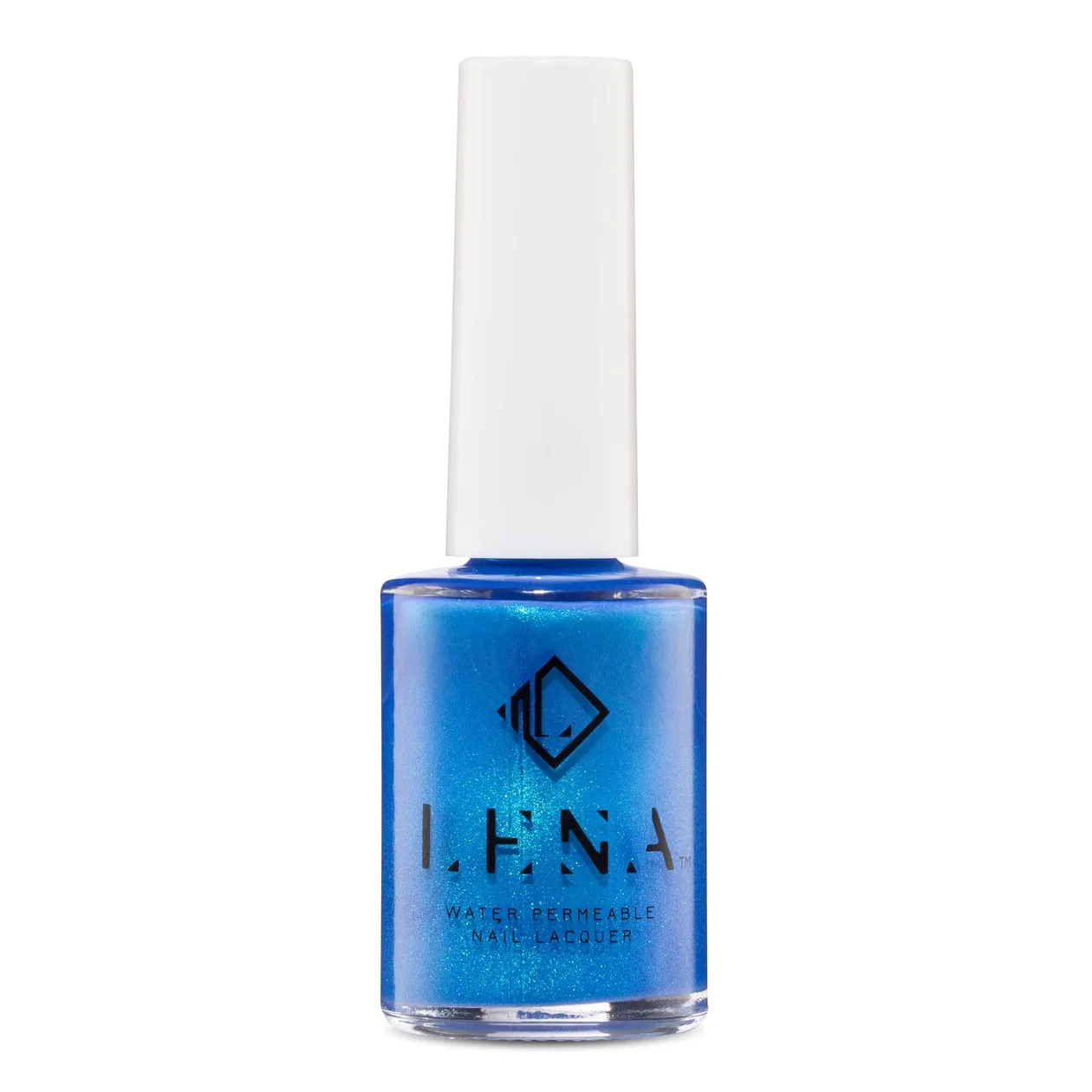 LENA - Breathable Halal Glitter Nail Polish - Bengali Blue - LE208: the shop's own photo