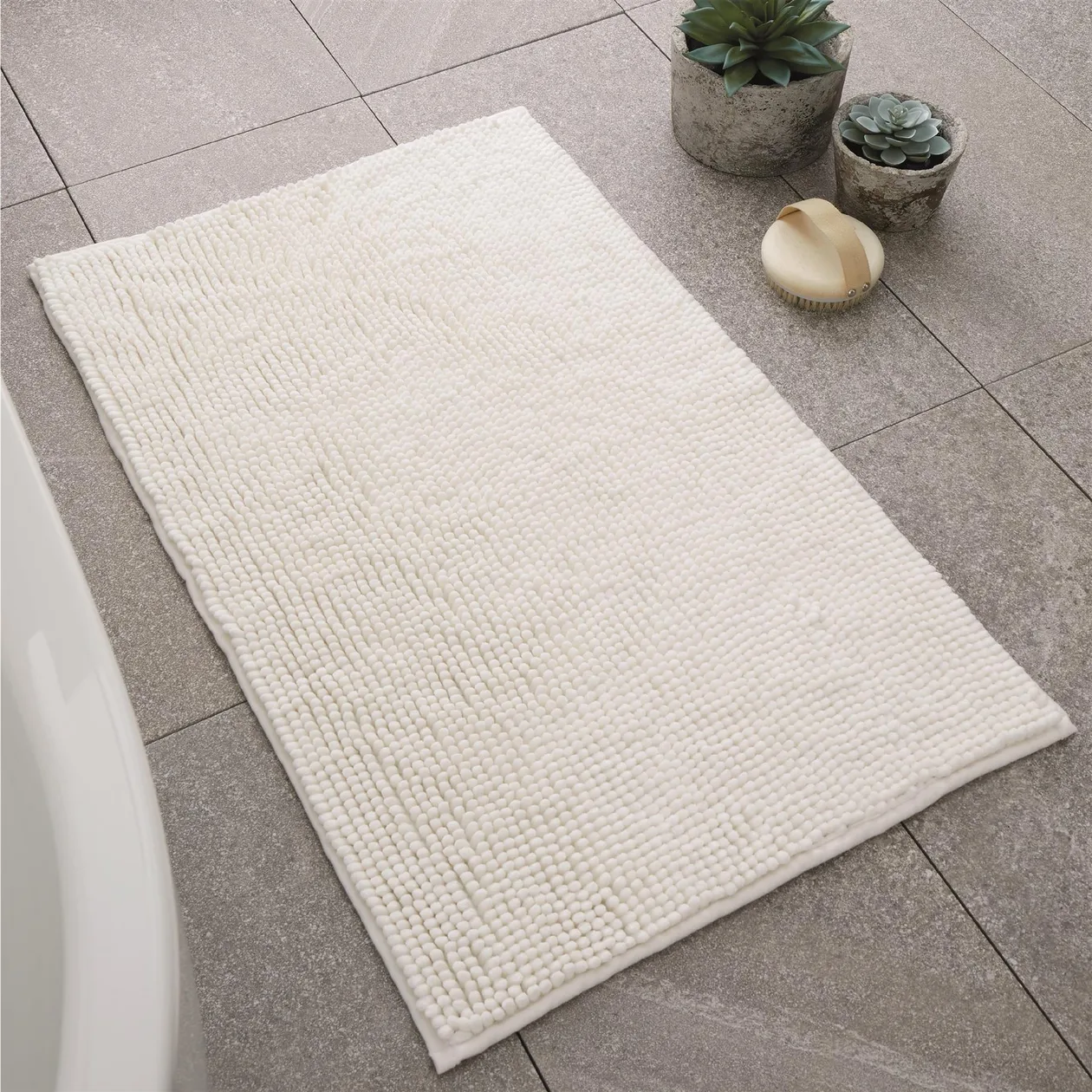 Bobble Bath Mat - Cream: the shop's own photo