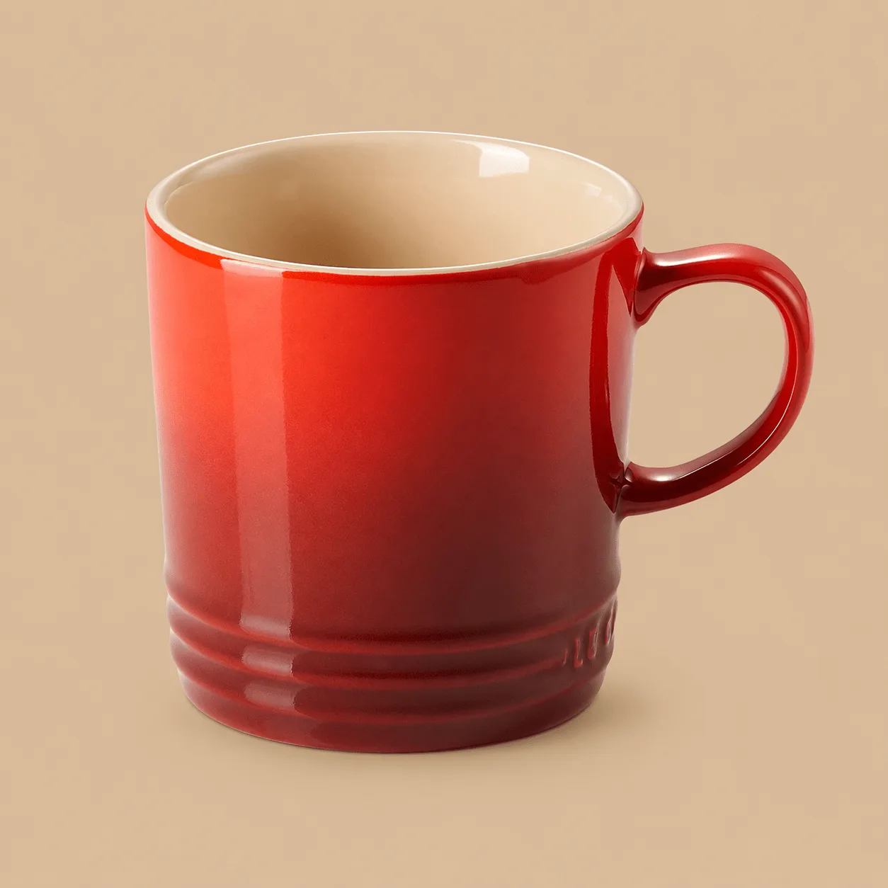 Le Creuset Cerise Mug: the shop's own photo