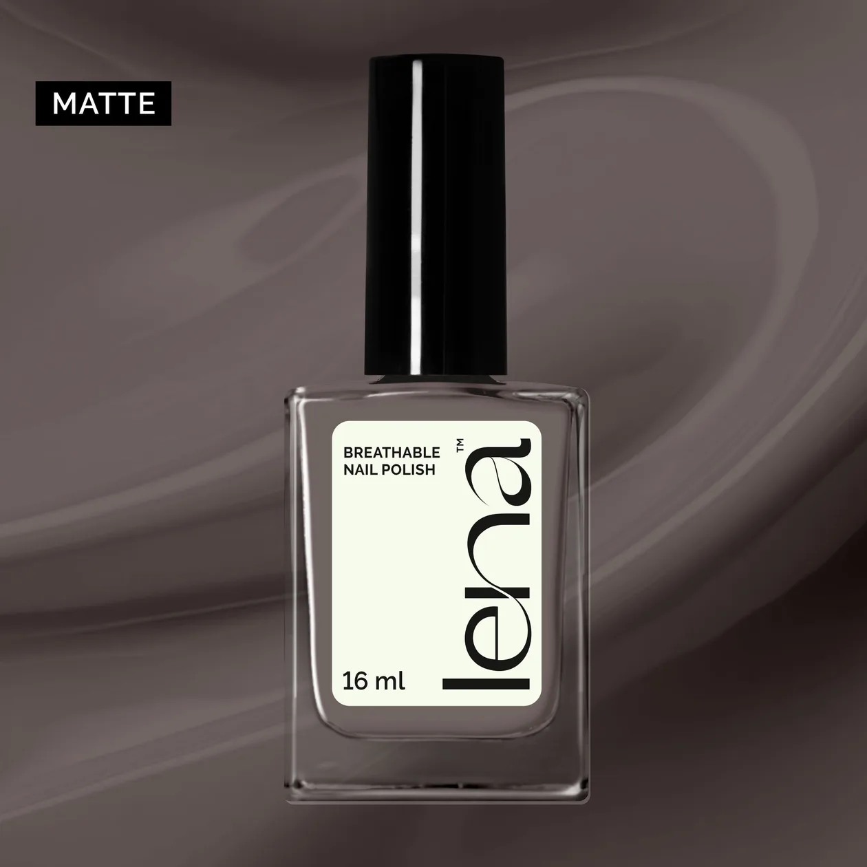 LENA Matte Breathable Nail Polish - Make Up On Point - LE53: the shop's own photo