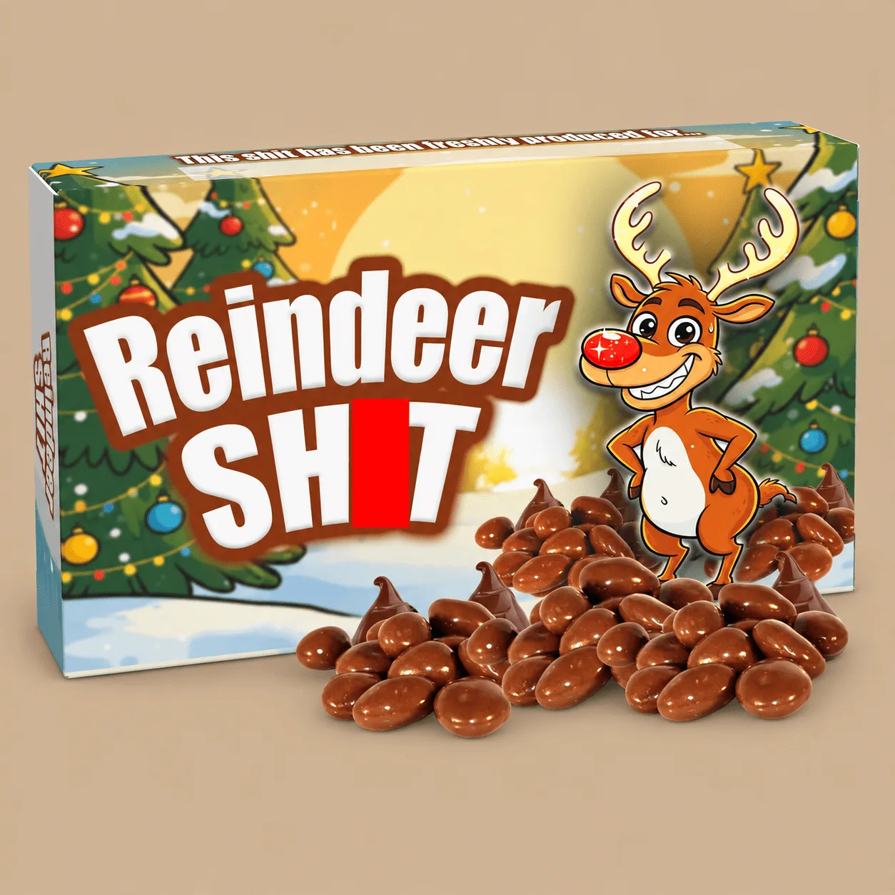 Reindeer Poo Chocolate Covered Raisins: the shop's own photo