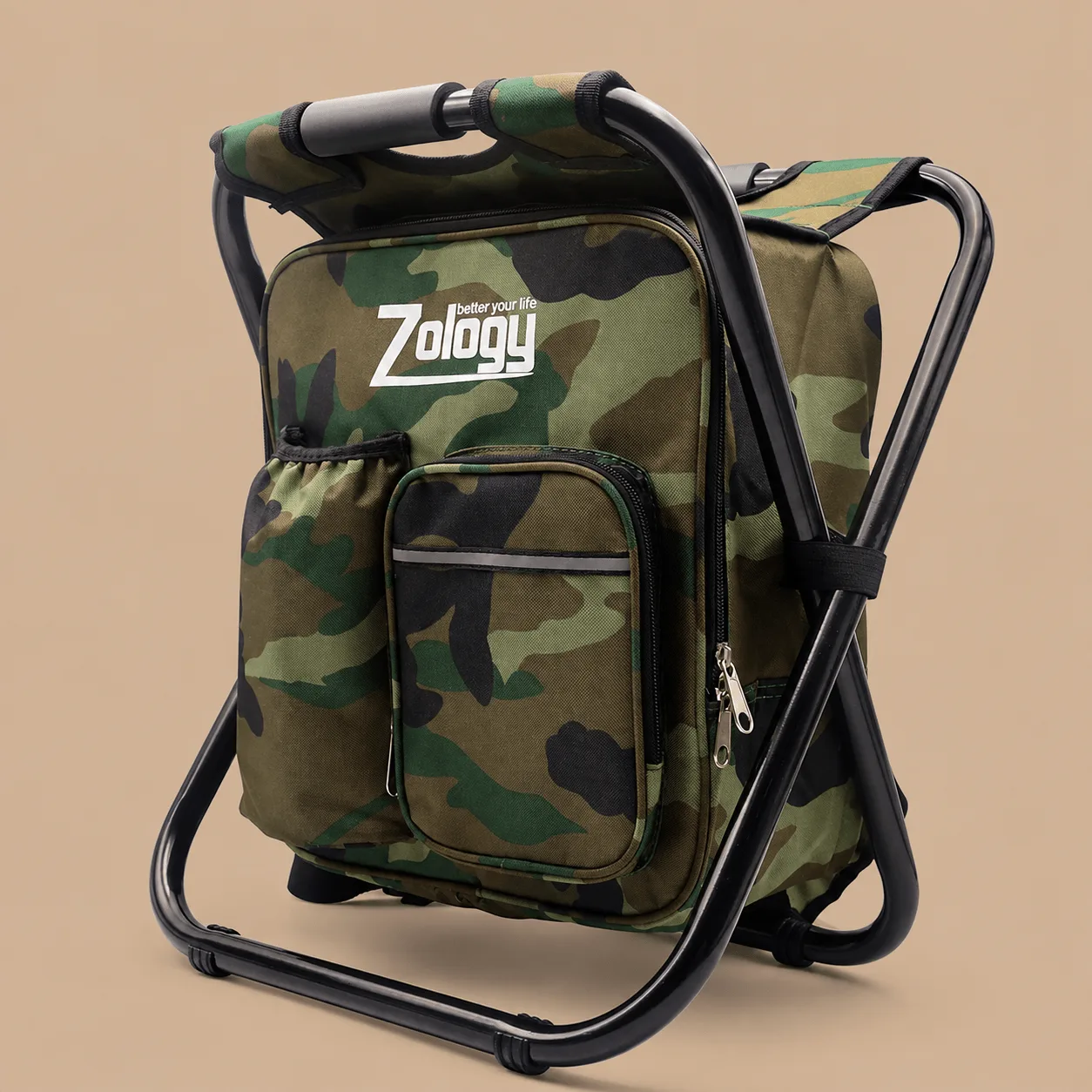 Folding Camping Chair with Cooler: the shop's own photo
