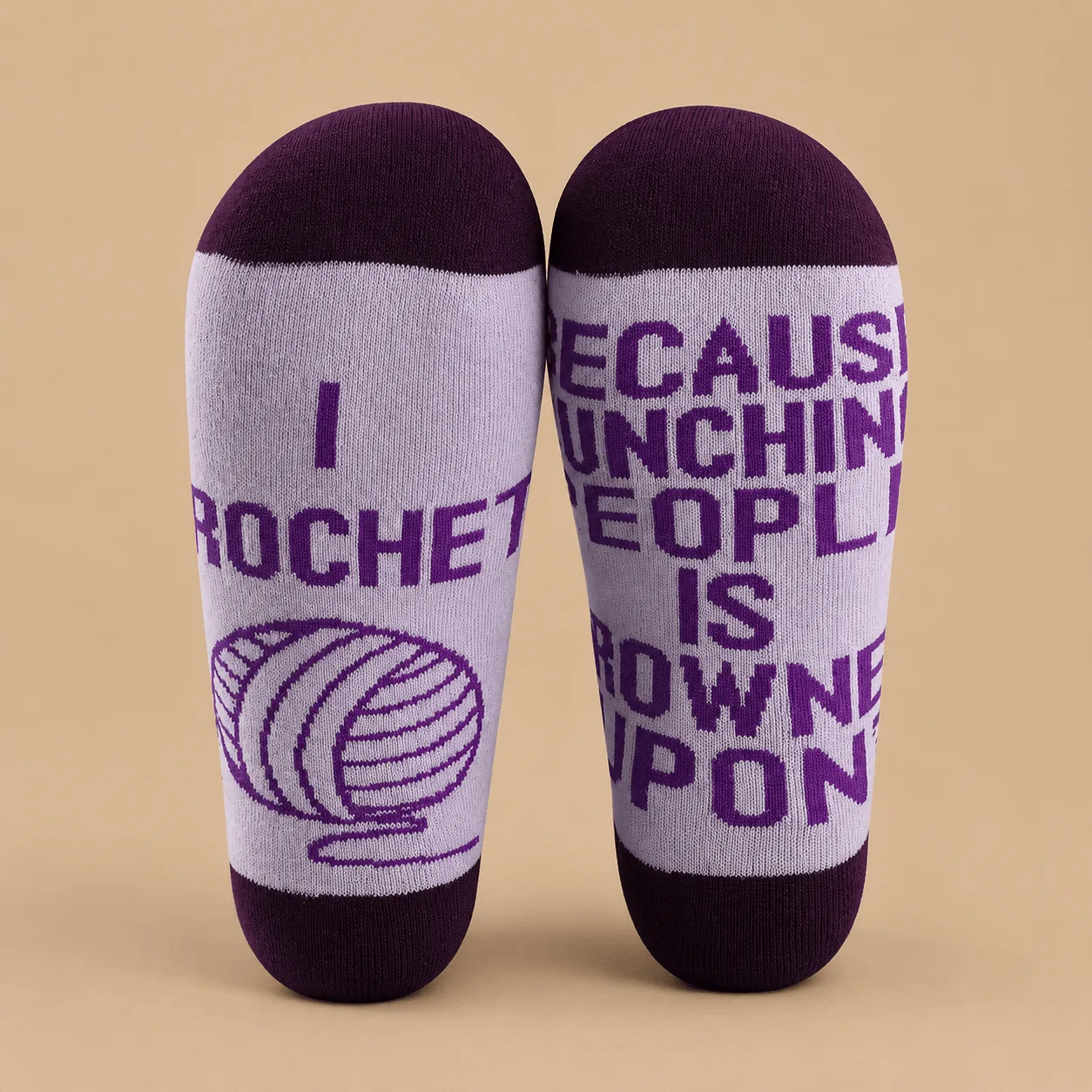 "I Crochet" Cotton Socks: the shop's own photo