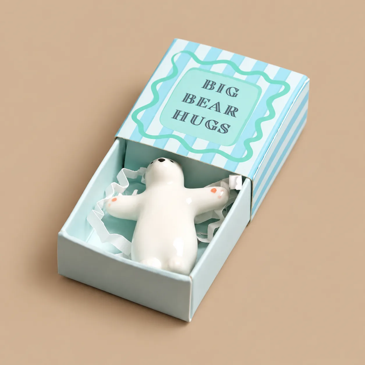Lisa Angel Tiny Matchbox Ceramic Bear: the shop's own photo