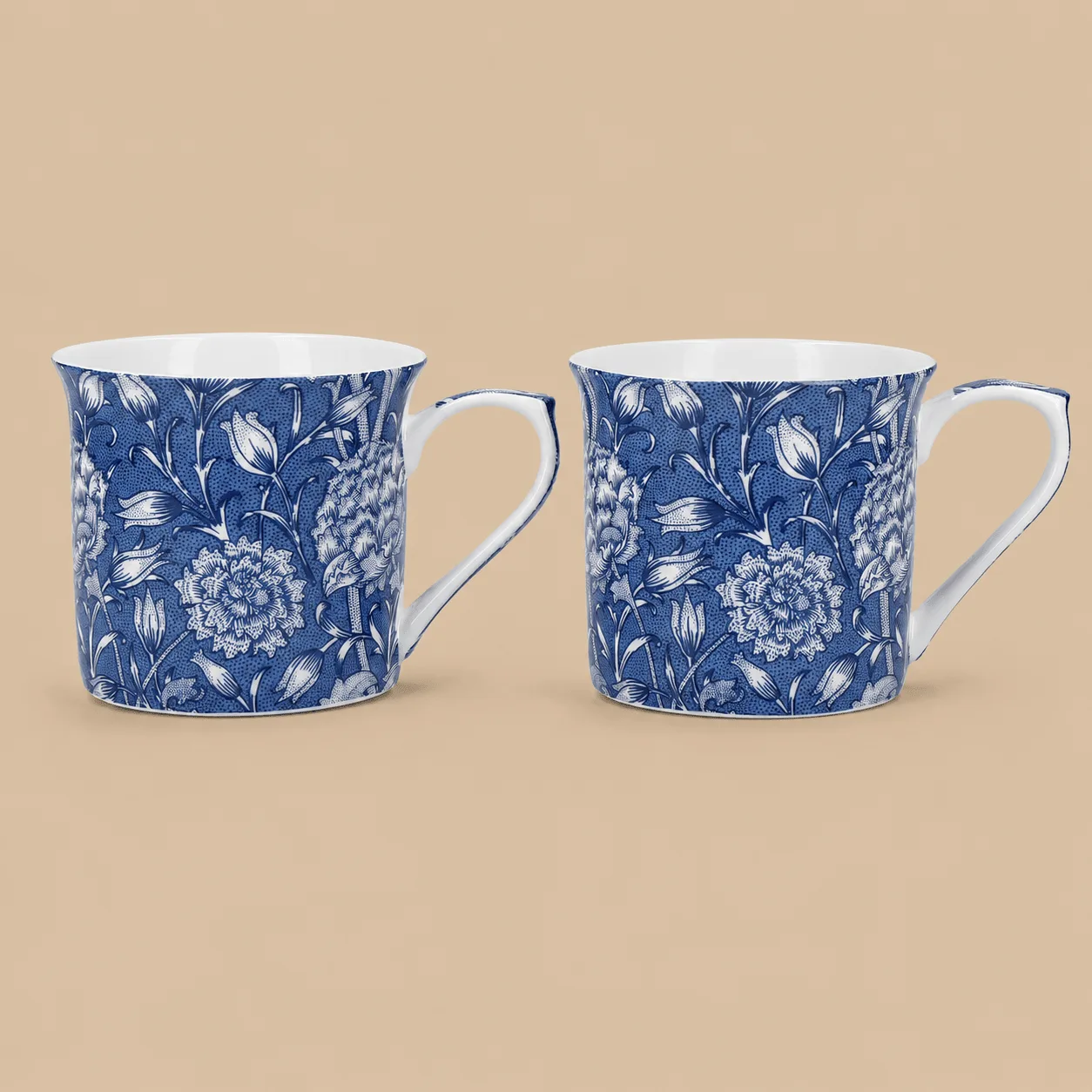 William Morris Wild Tulip Mug Set: the shop's own photo