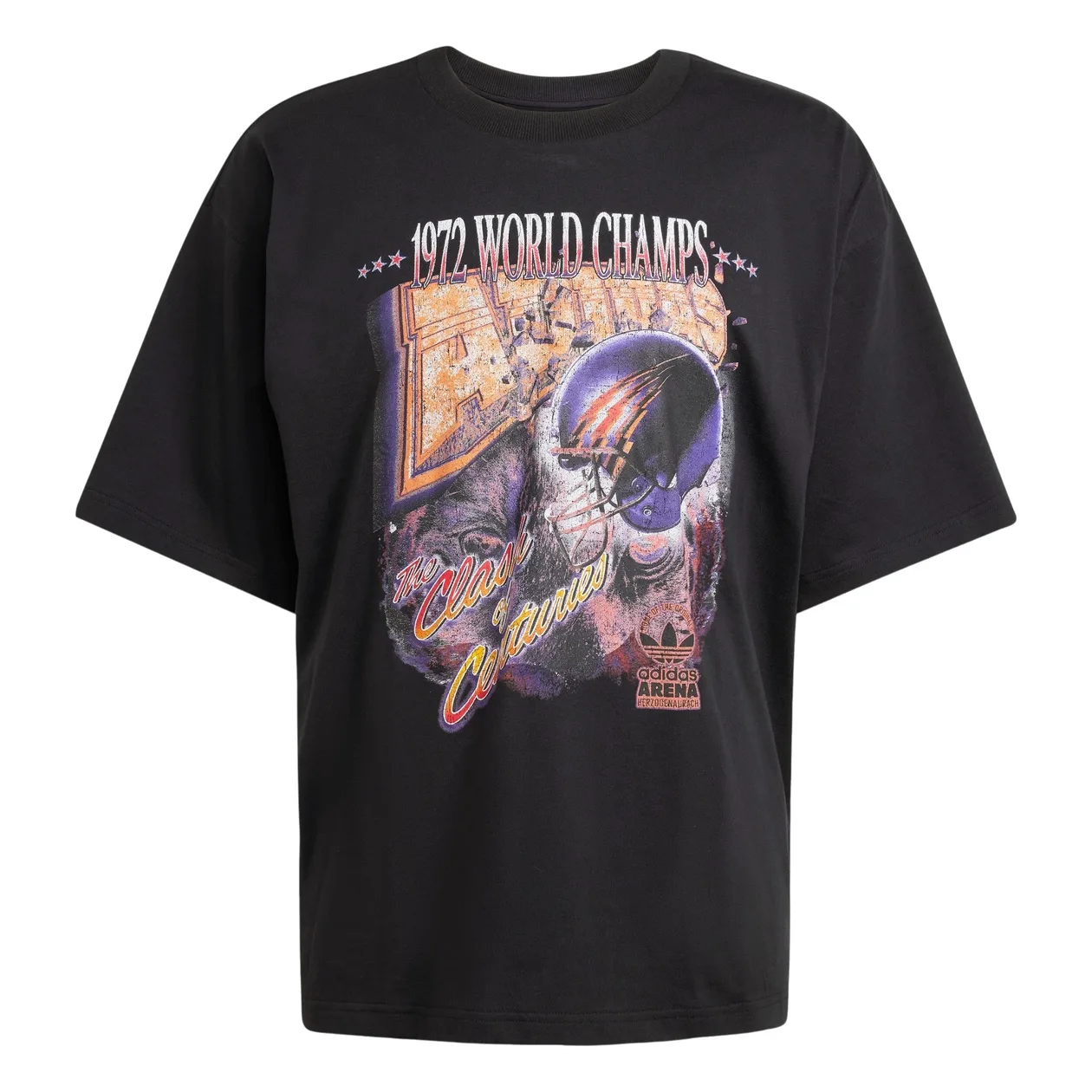 adidas Originals Adilenium Graphic Season 3 Fan T Shirt - Black | Size: XL: the shop's own photo