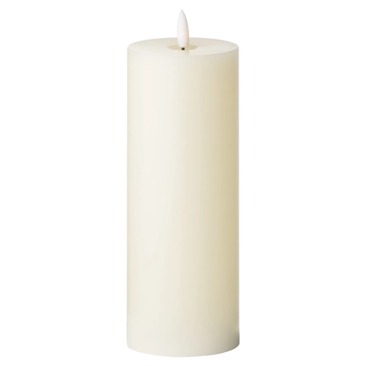 Luxe Collection Natural Glow 3 x 8 LED Cream Wax Candle: the shop's own photo