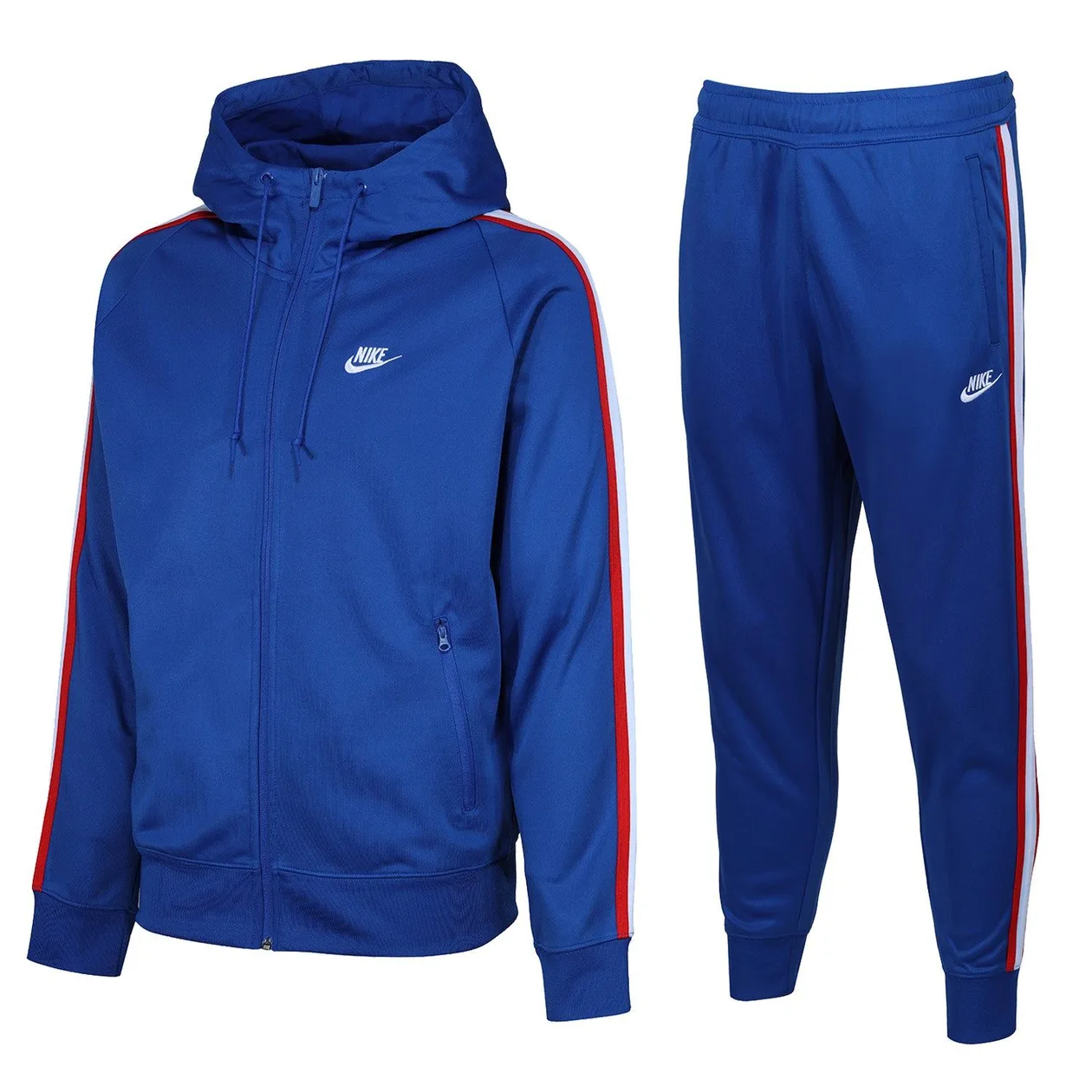 Nike Tribute Full Zip Polyester Tracksuit - Royal Blue | Size: S: the shop's own photo
