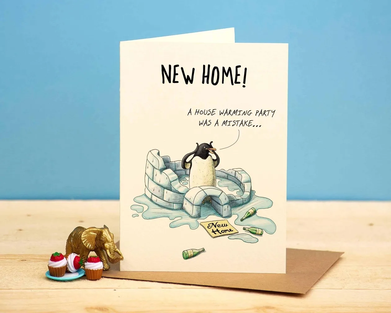 New Home Card: the shop's own photo