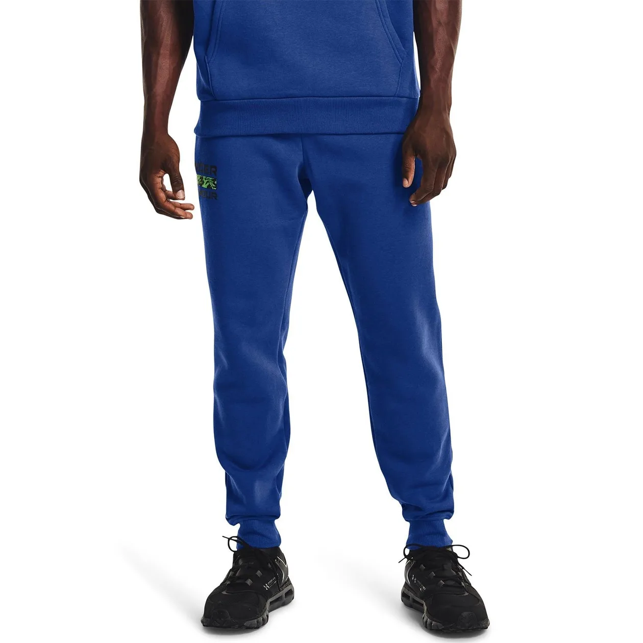 Under Armour Rival Fleece Signature Joggers - Blue | Size: S: the shop's own photo
