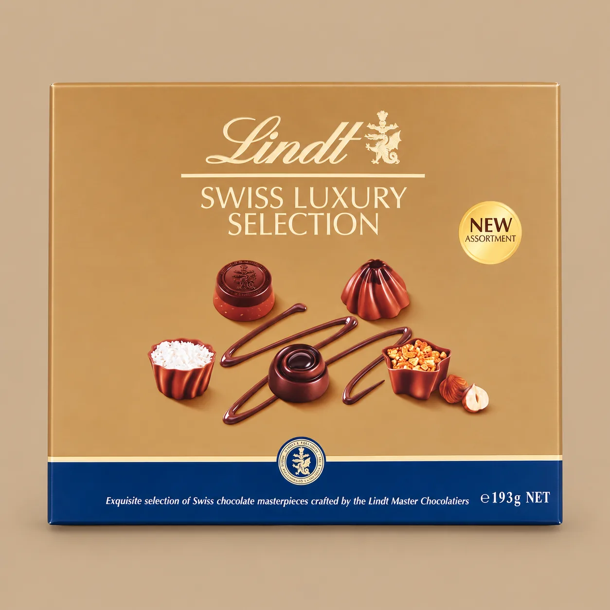 Lindt Swiss Luxury Selection Chocolate Box: the shop's own photo
