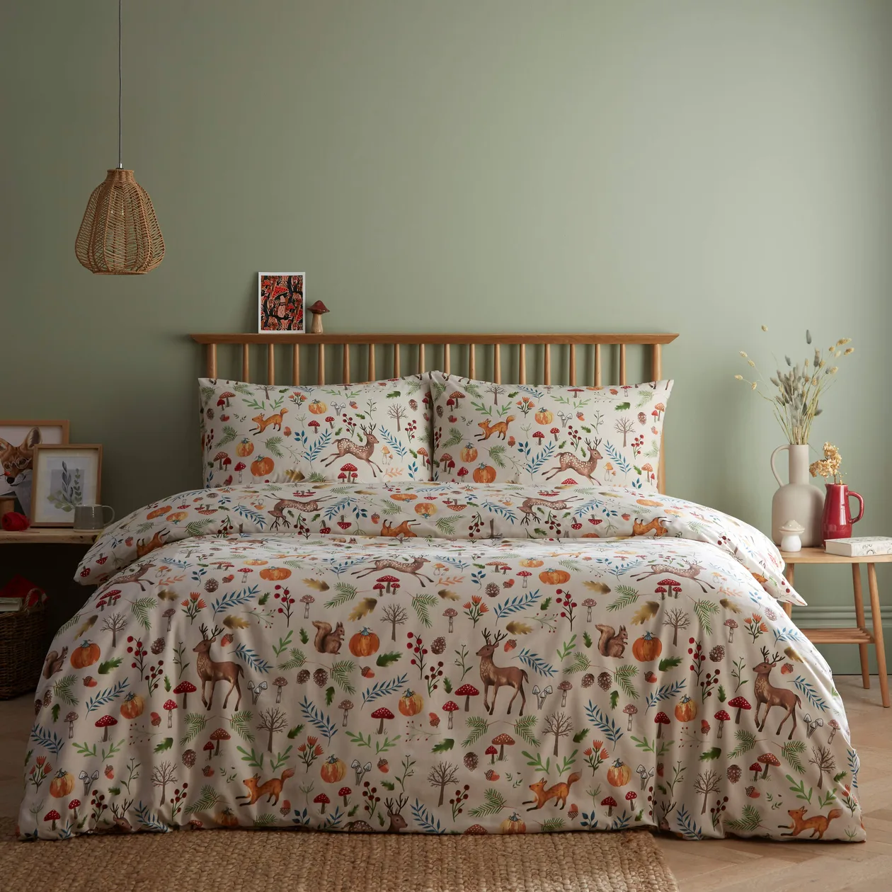 Arden Natural Duvet Cover Set - King: the shop's own photo