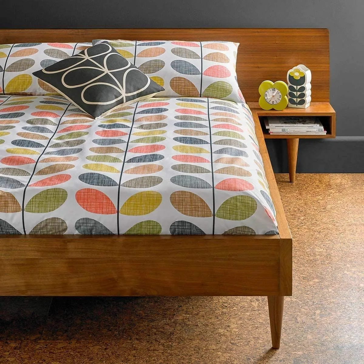Orla Kiely Scribble Stem Duvet Cover #2 - Duvet Cover Only / Multi / Pillowcase Pair: the shop's own photo
