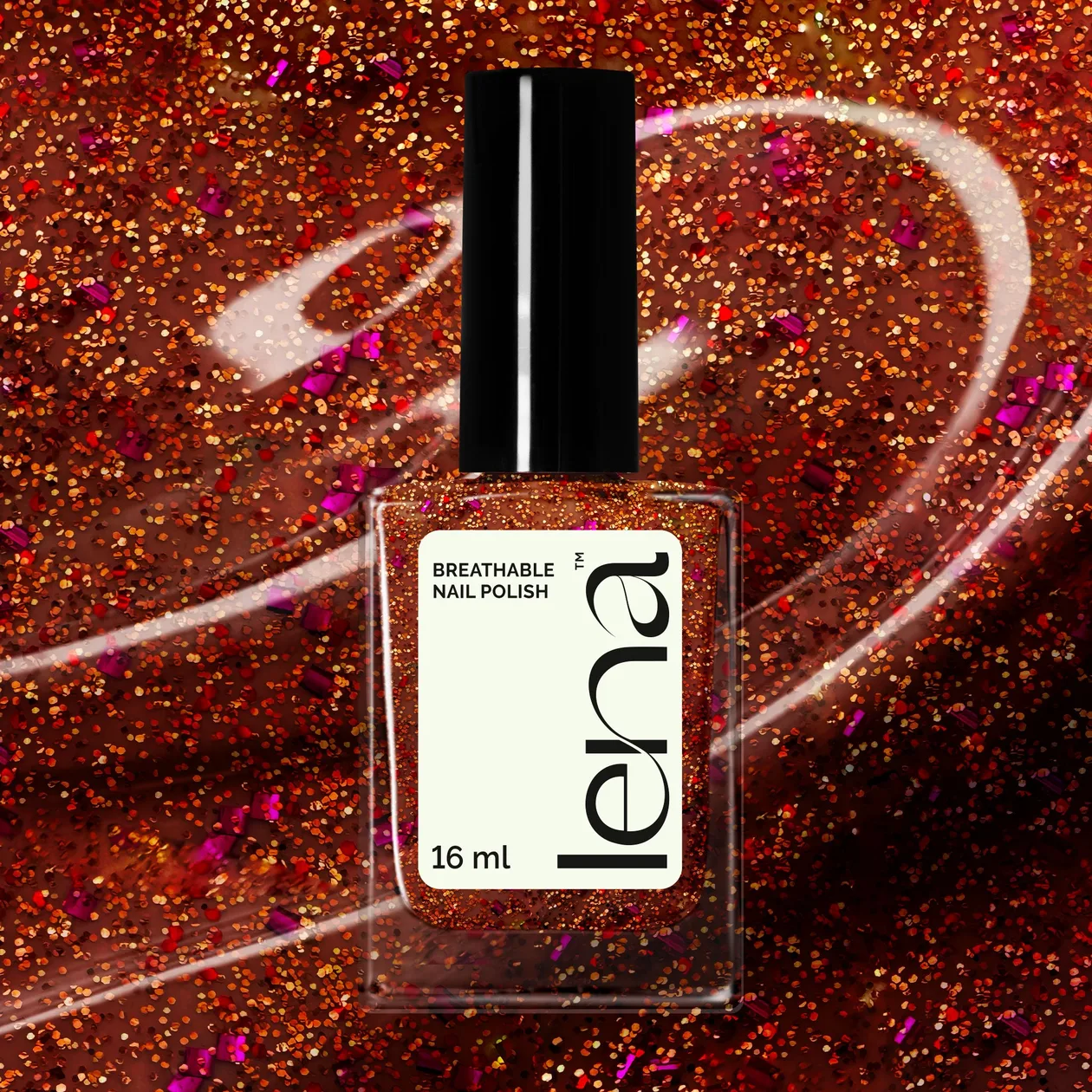 LENA Breathable Nail Polish - Glitter-ati - LE111: the shop's own photo