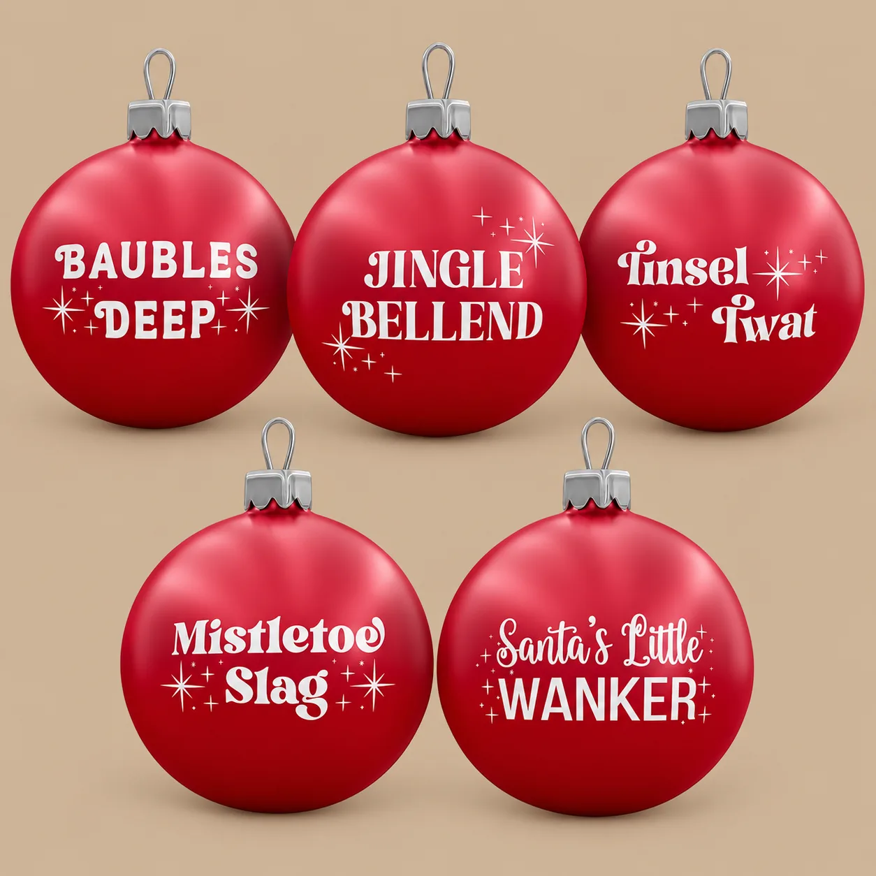 Brutal Baubles 6s: the shop's own photo