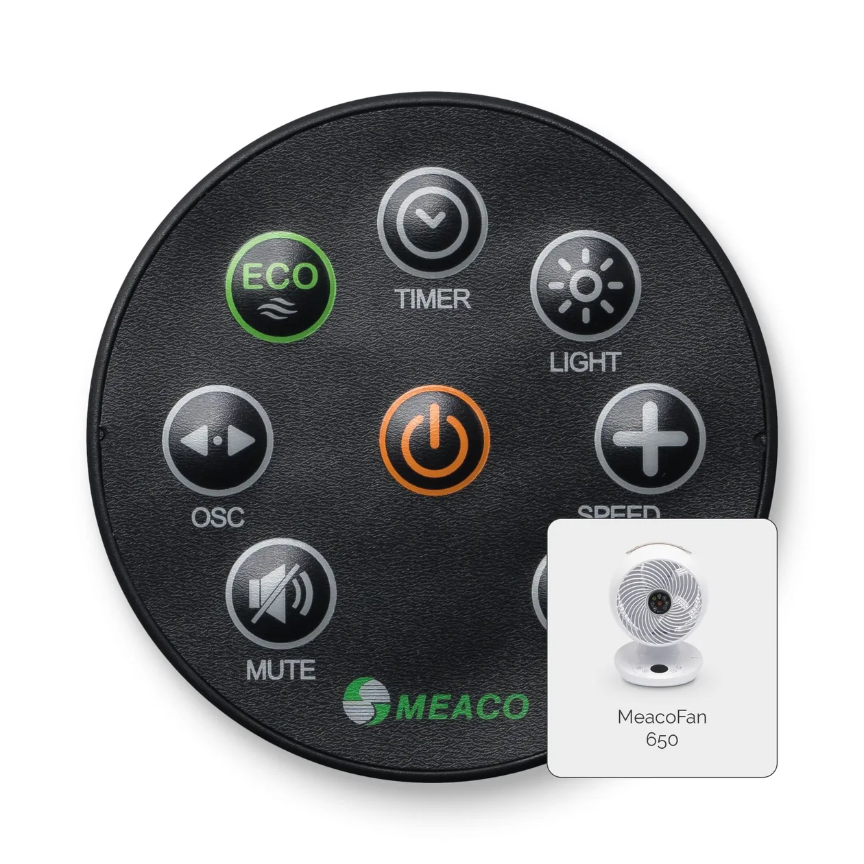 MeacoFan 650 Air Circulator Remote Control: the shop's own photo