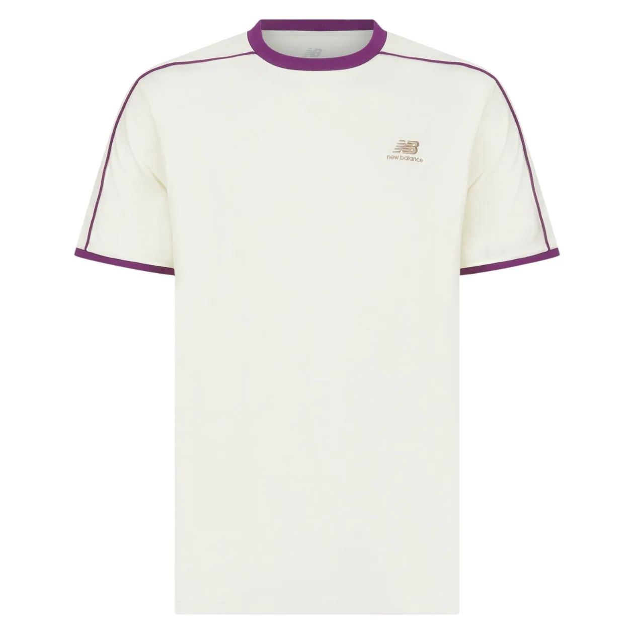 New Balance Size Pipet T Shirt - Off White | Size: S: the shop's own photo