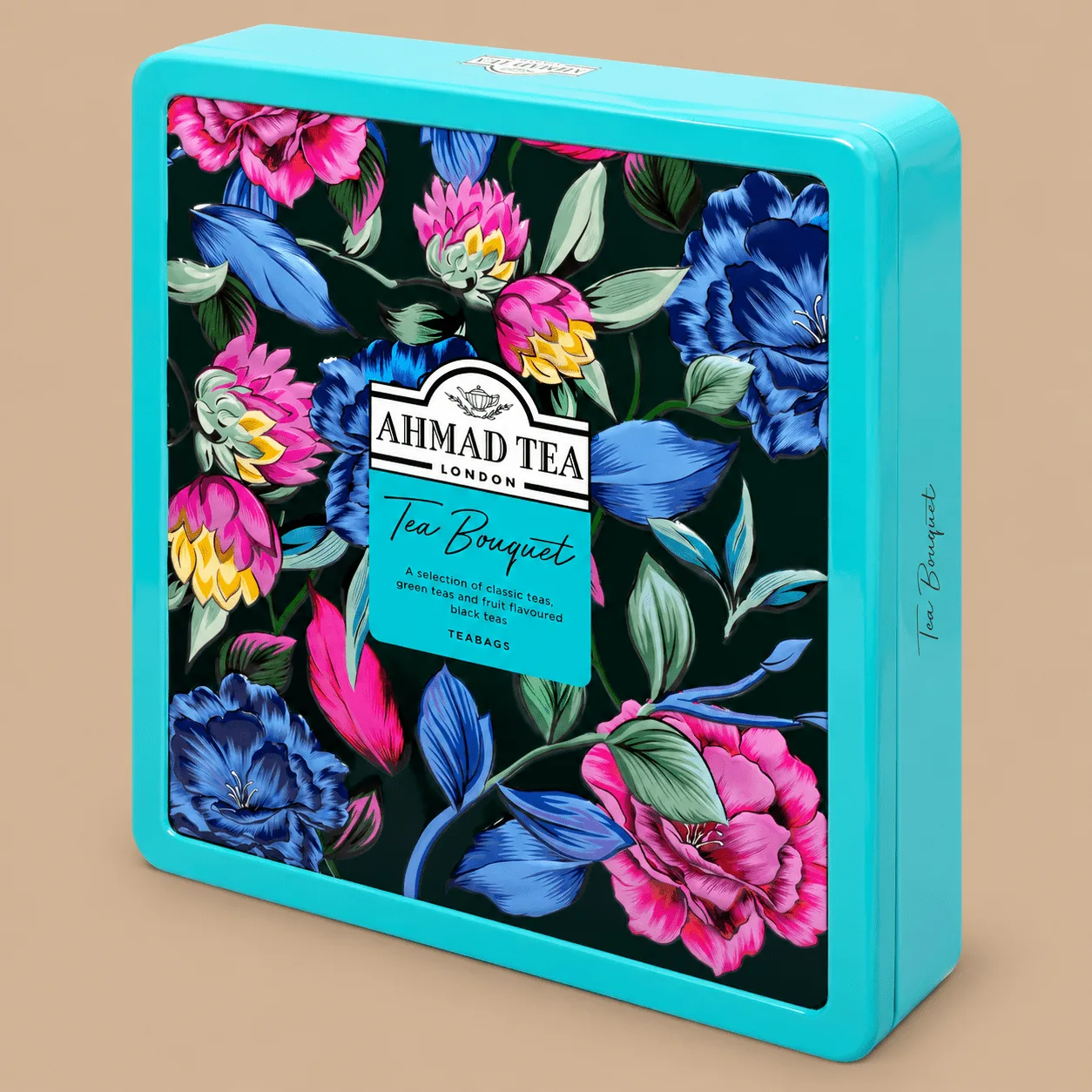Ahmad Tea Bouquet Caddy with Black Tea, Green Tea & Fruit Tea 72s: the shop's own photo