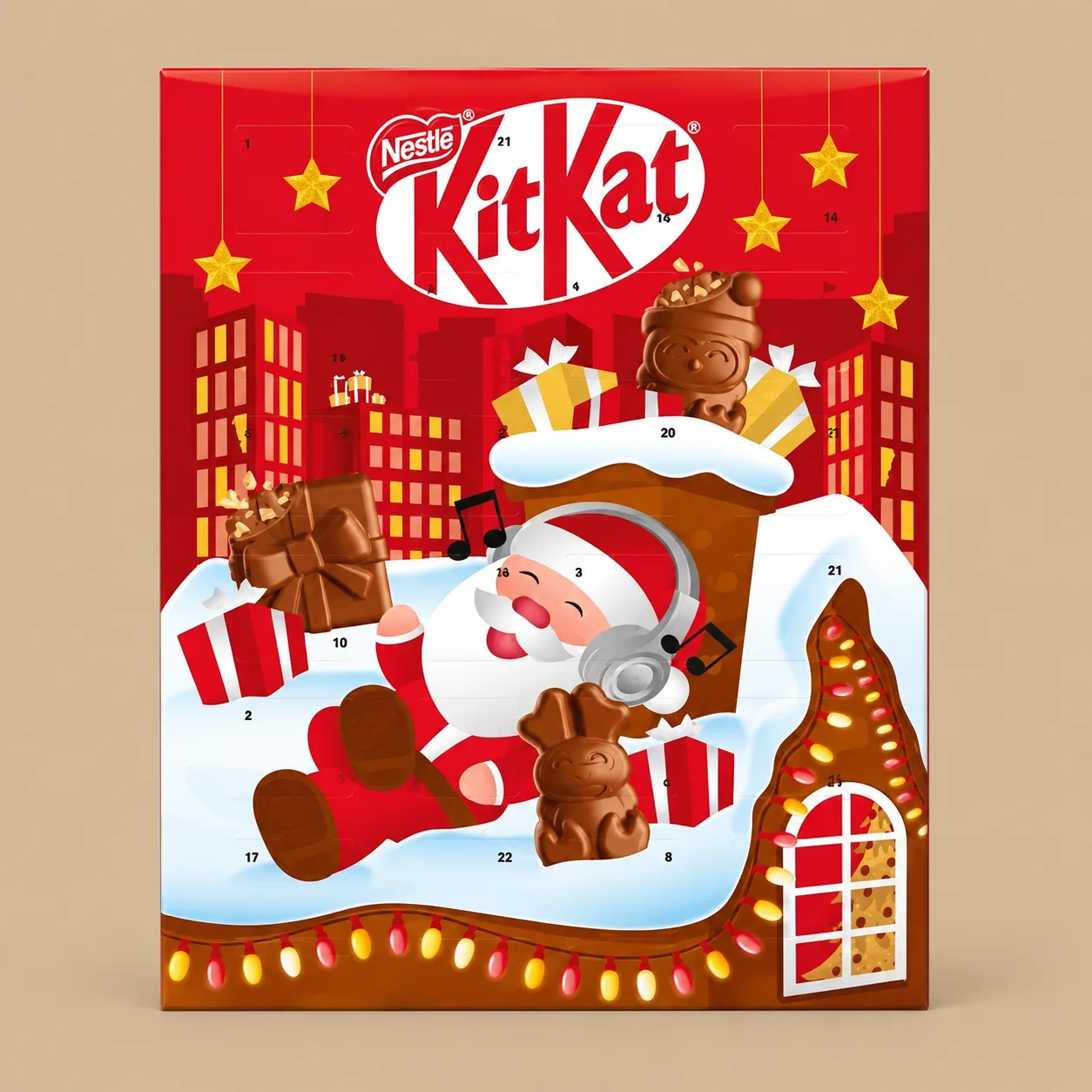 KitKat Milk Chocolate Christmas Advent Calendar: the shop's own photo