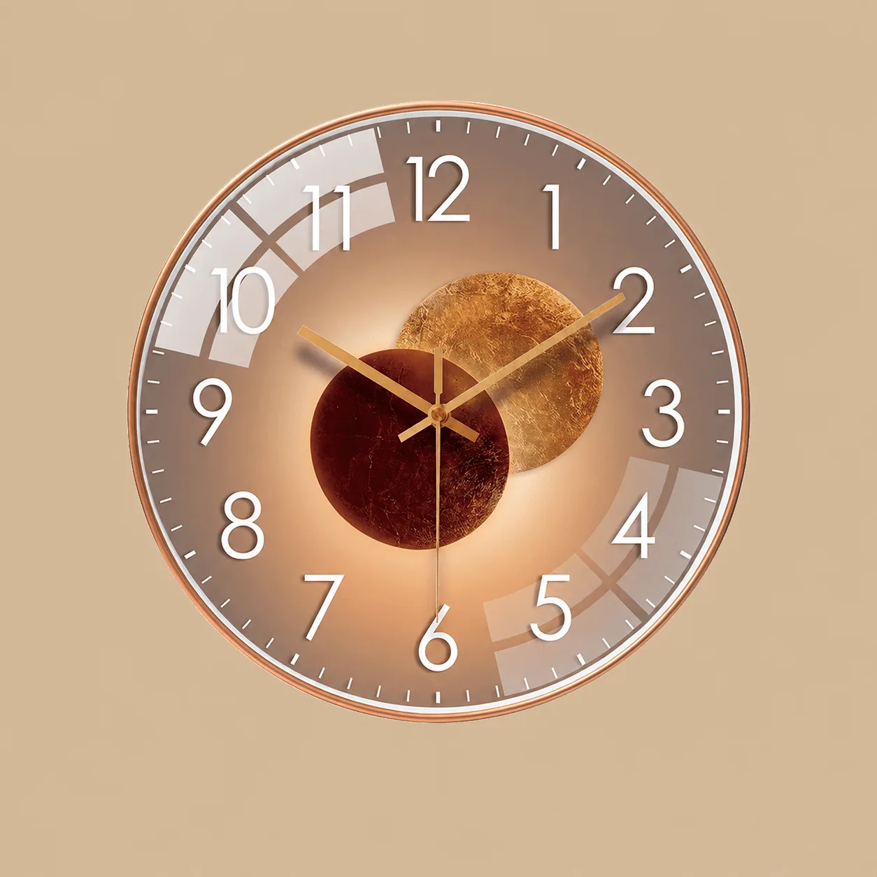 Venus Gold Silent Wall Clock: the shop's own photo