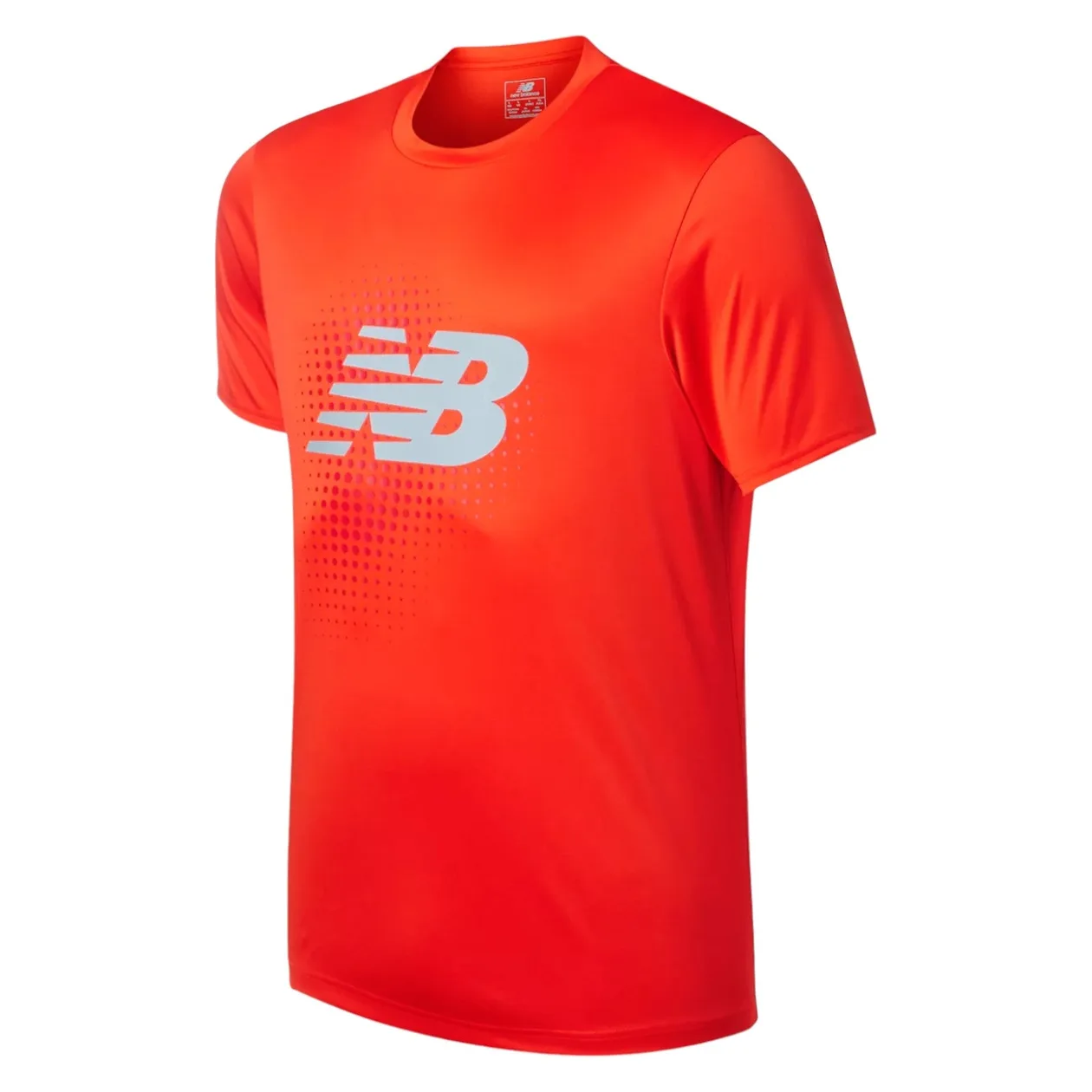 New Balance Womens Tech Training Short Sleeve Jersey - Red | Size: L: the shop's own photo