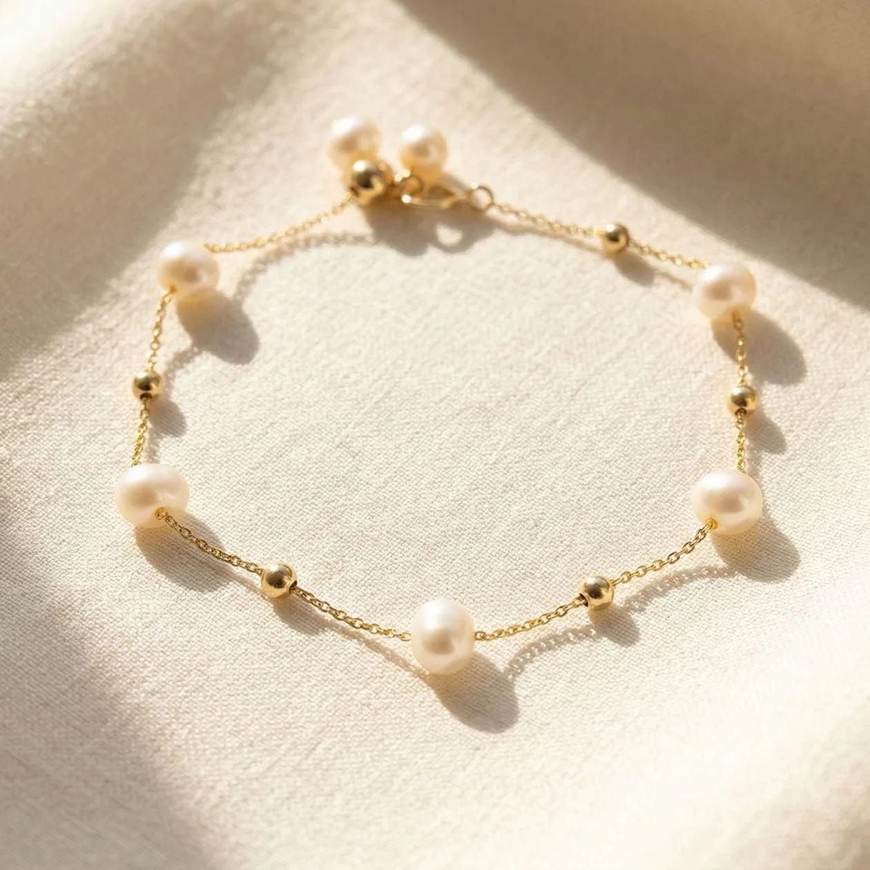 Natural Freshwater Pearl Bracelet Bridesmaid Gift: the shop's own photo
