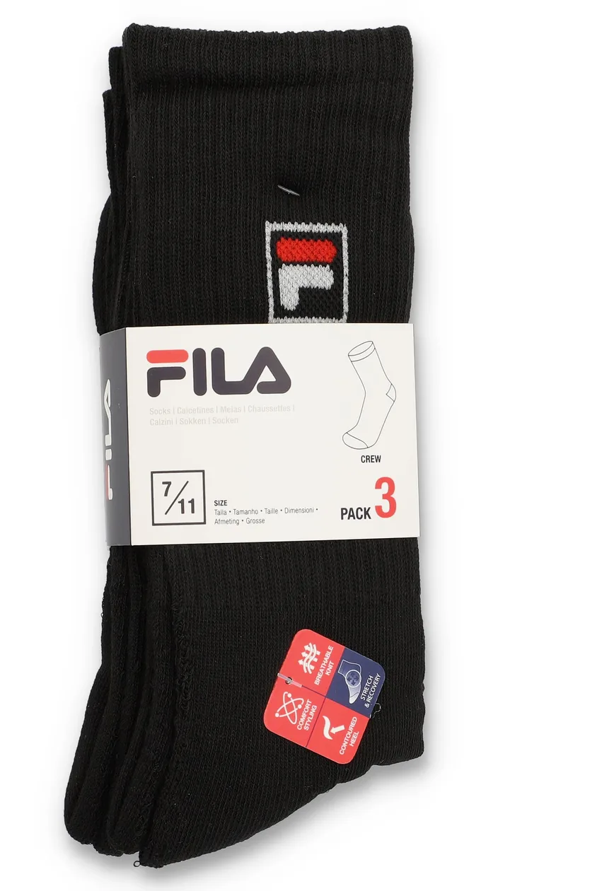 Black Goat 3 Pk Classic Crew Socks - 7-11: the shop's own photo