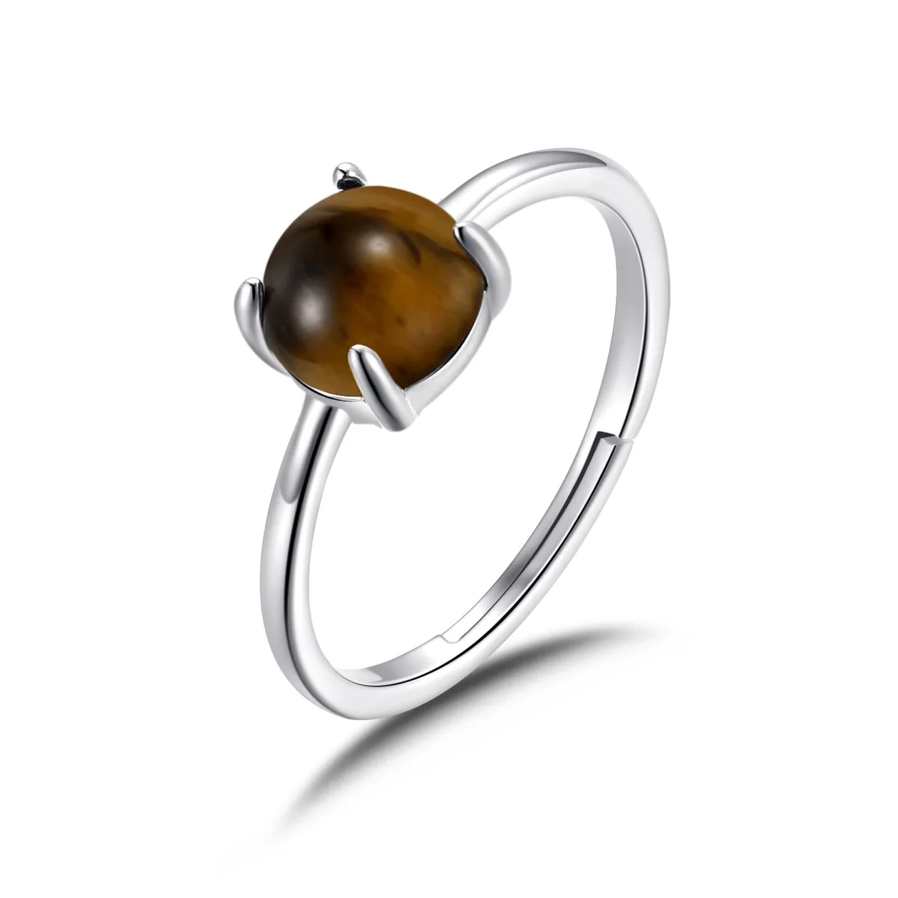 Tigers Eye Adjustable Ring: the shop's own photo