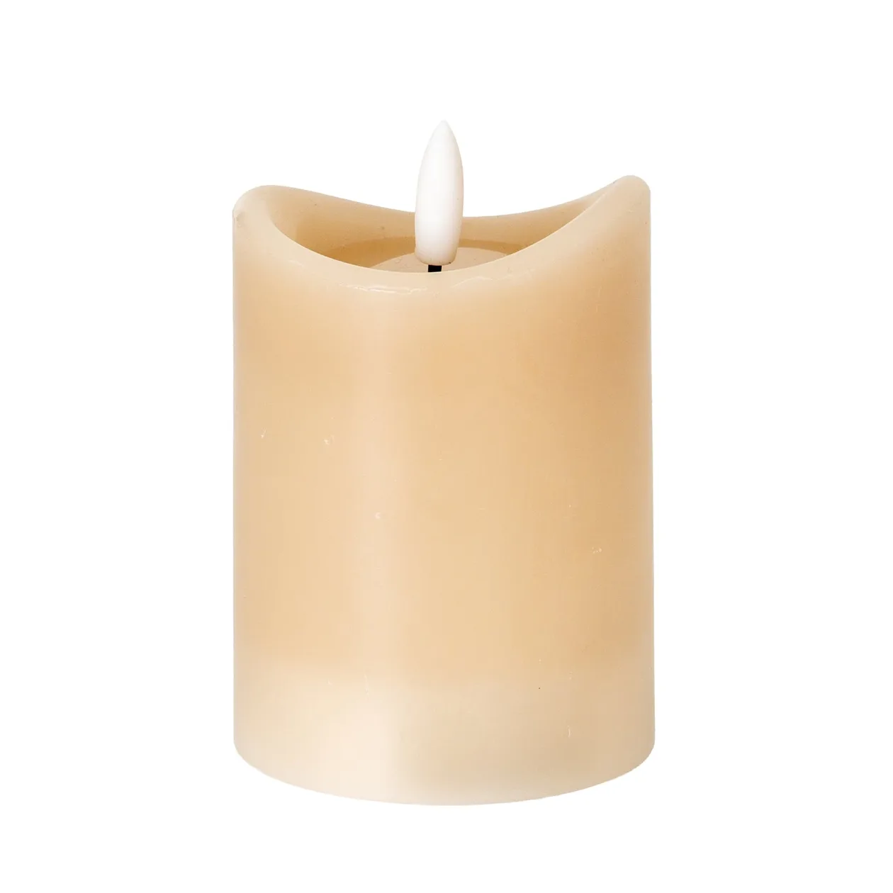 Luxe Collection Natural Glow 2.75x4 Taupe Melted LED Candle: the shop's own photo