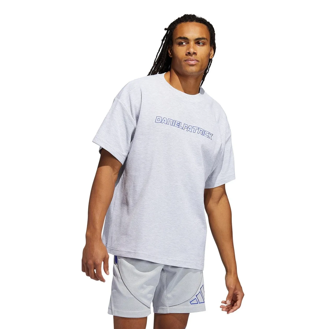adidas x Daniel Patrick Hoops Thermal Tee - Grey | Size: XS: the shop's own photo