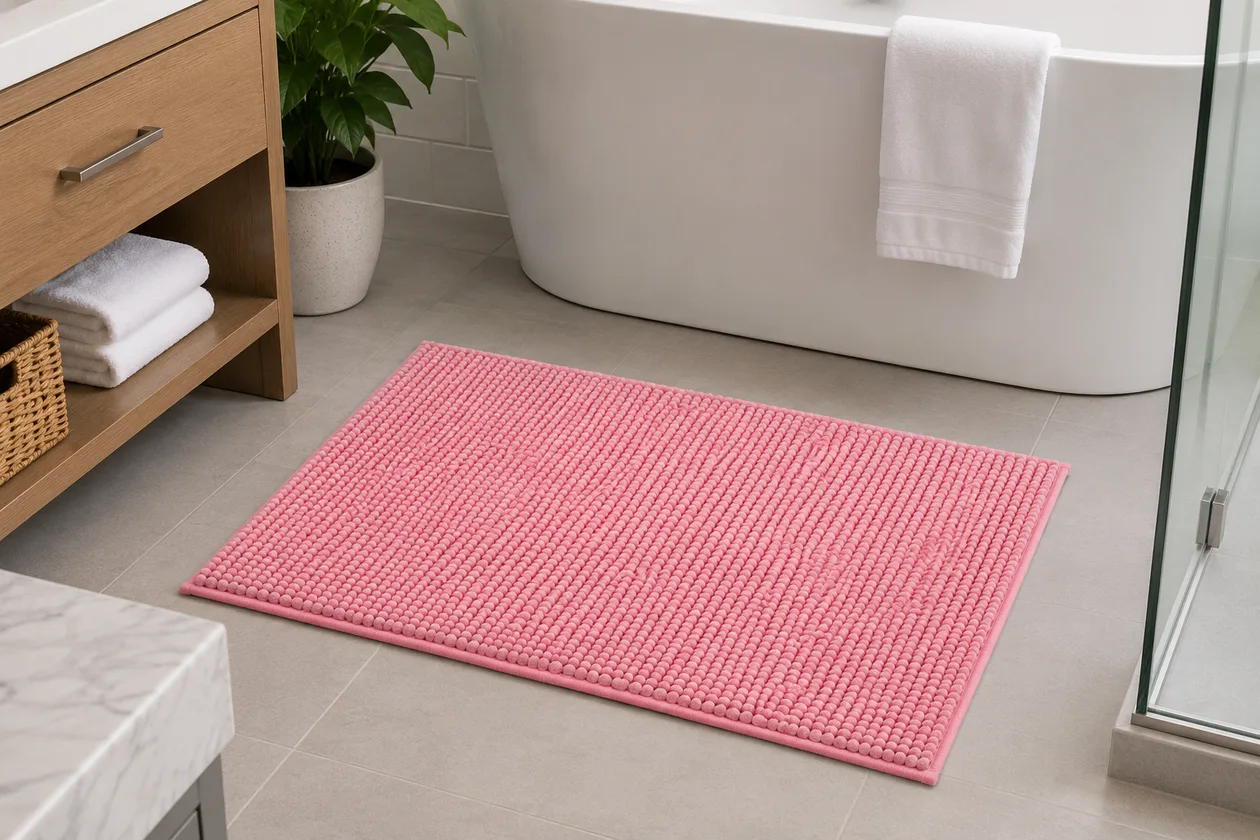 Noodle Bath Mats - 40x60cm / Dusky Pink: the shop's own photo