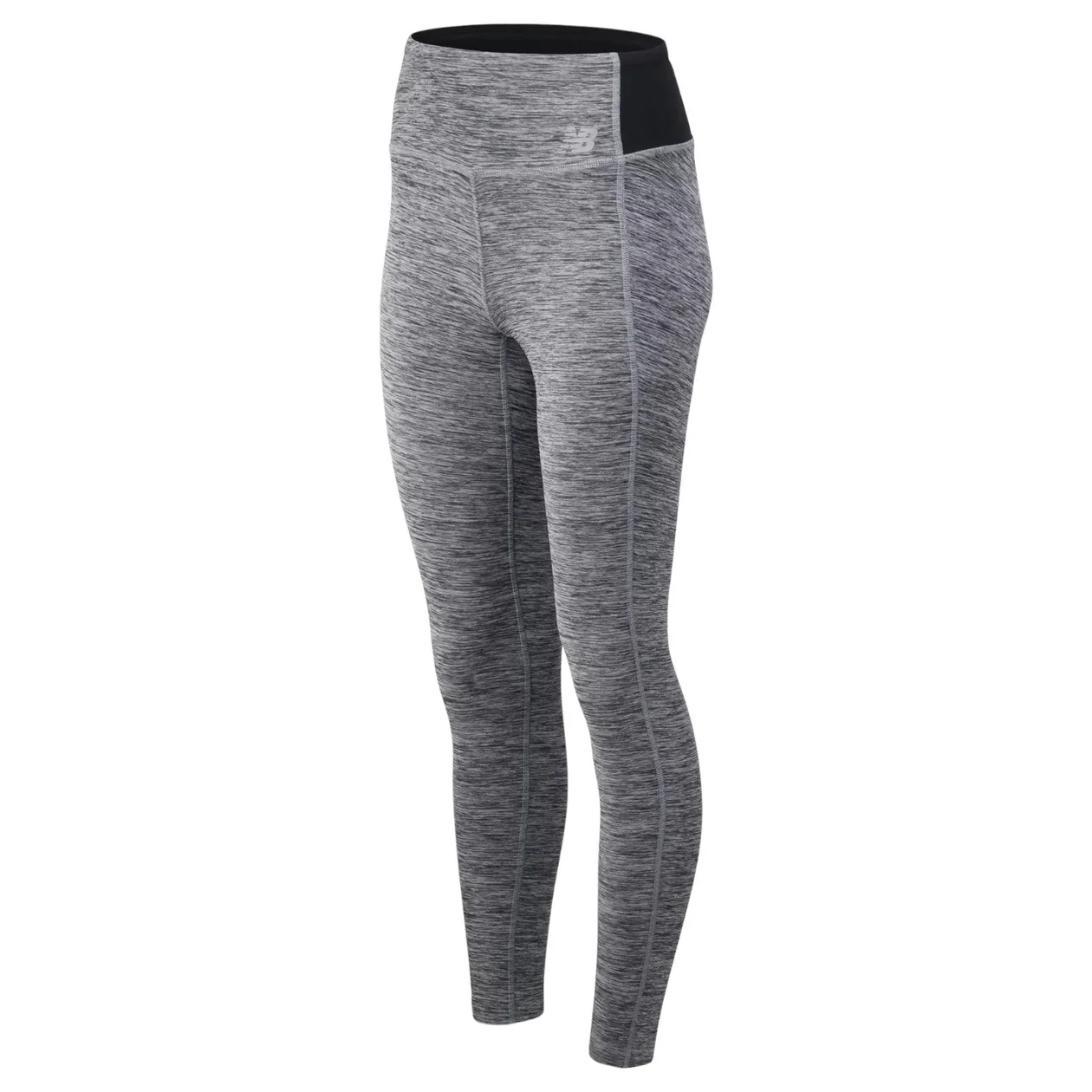 New Balance Womens Self Design Women Grey Tights - Grey | Size: XS: the shop's own photo