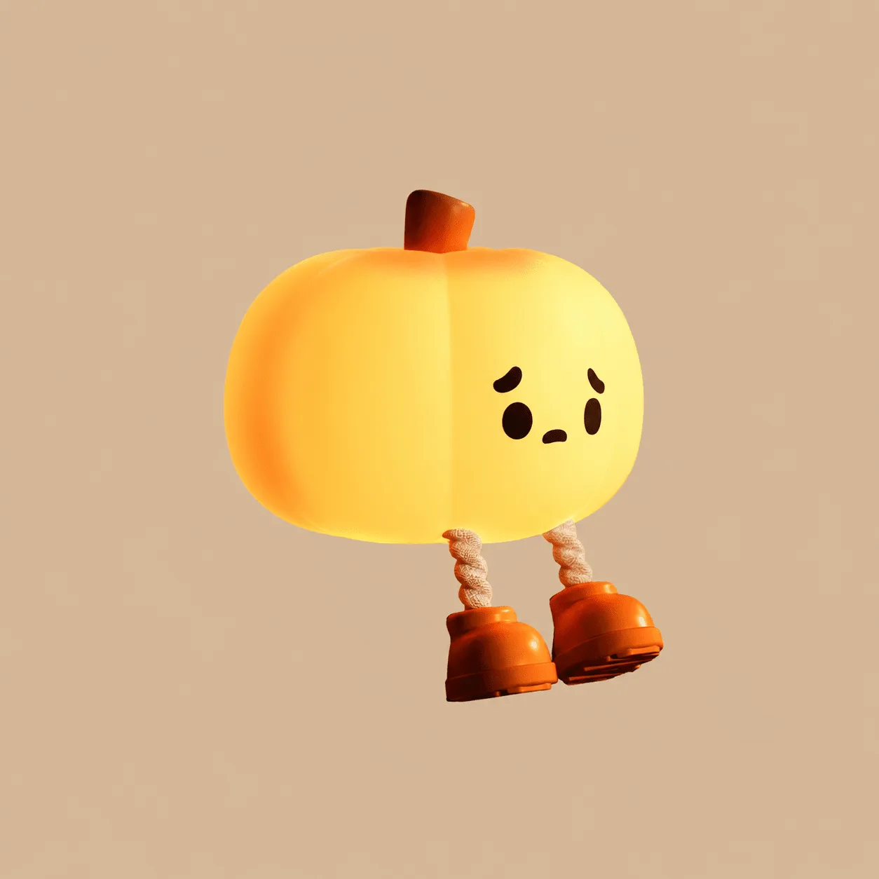 Pumpkin Rechargeable Squishy Night Light: the shop's own photo