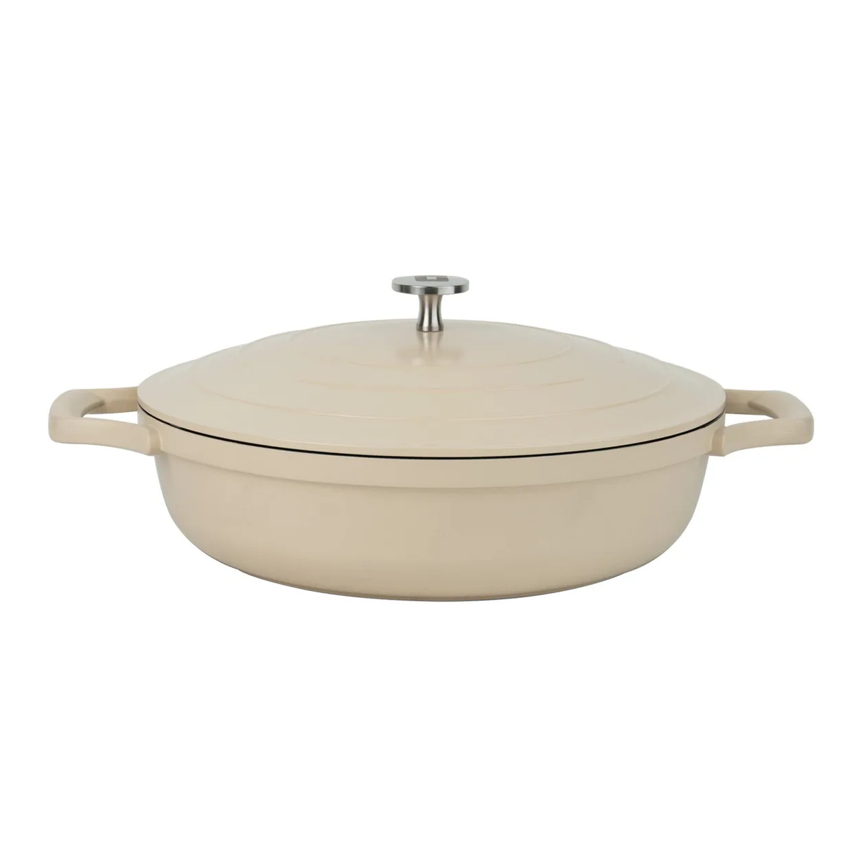28cm Shallow Casserole Pot with Lid Die-Cast Aluminium Cookware 3.9L: the shop's own photo