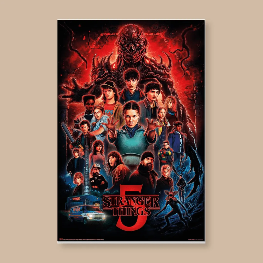Stranger Things Season 5 Poster: the shop's own photo
