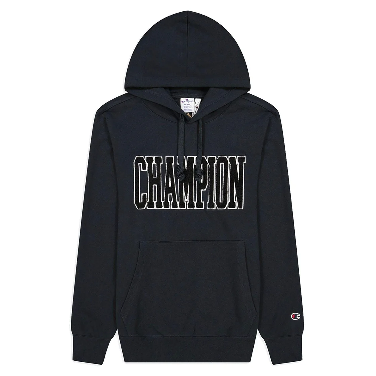 Champion Embroidered Bookstore Hoodie - Black | Size: M: the shop's own photo