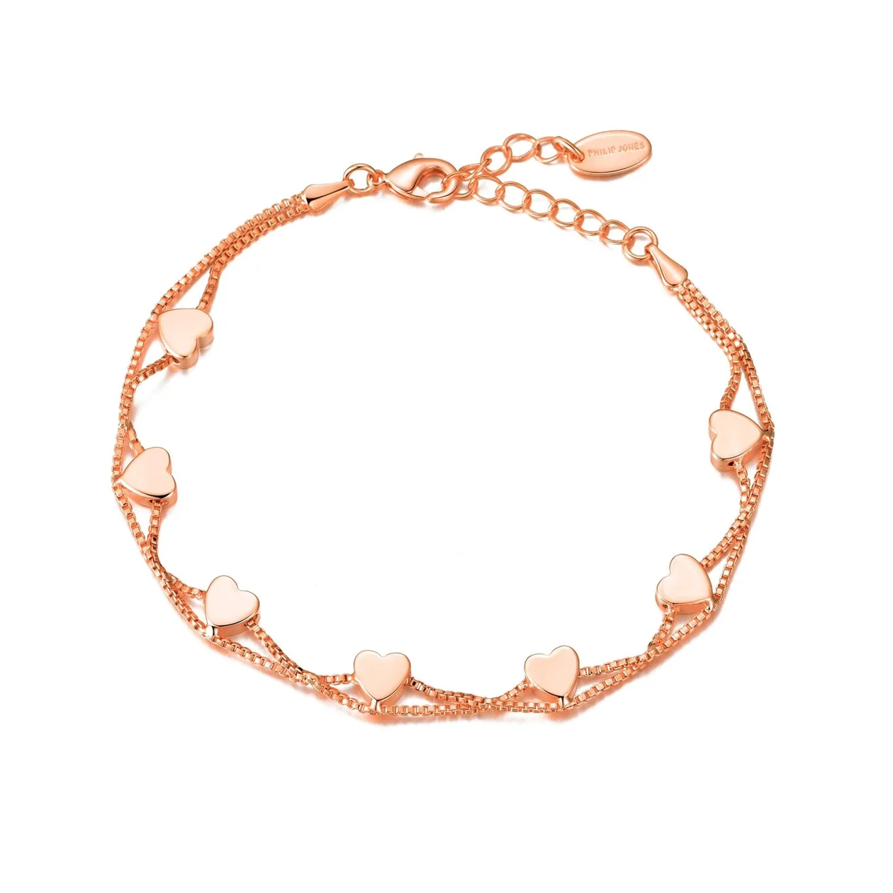 Rose Gold Plated Heart Bracelet: the shop's own photo