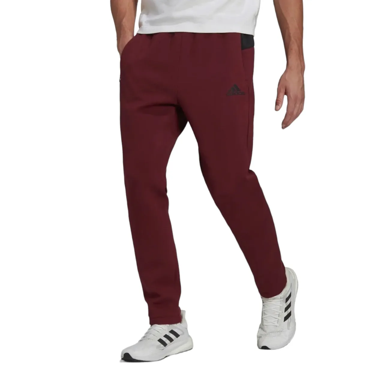 adidas Z.N.E. Sportswear Joggers - Burgundy | Size: XS: the shop's own photo