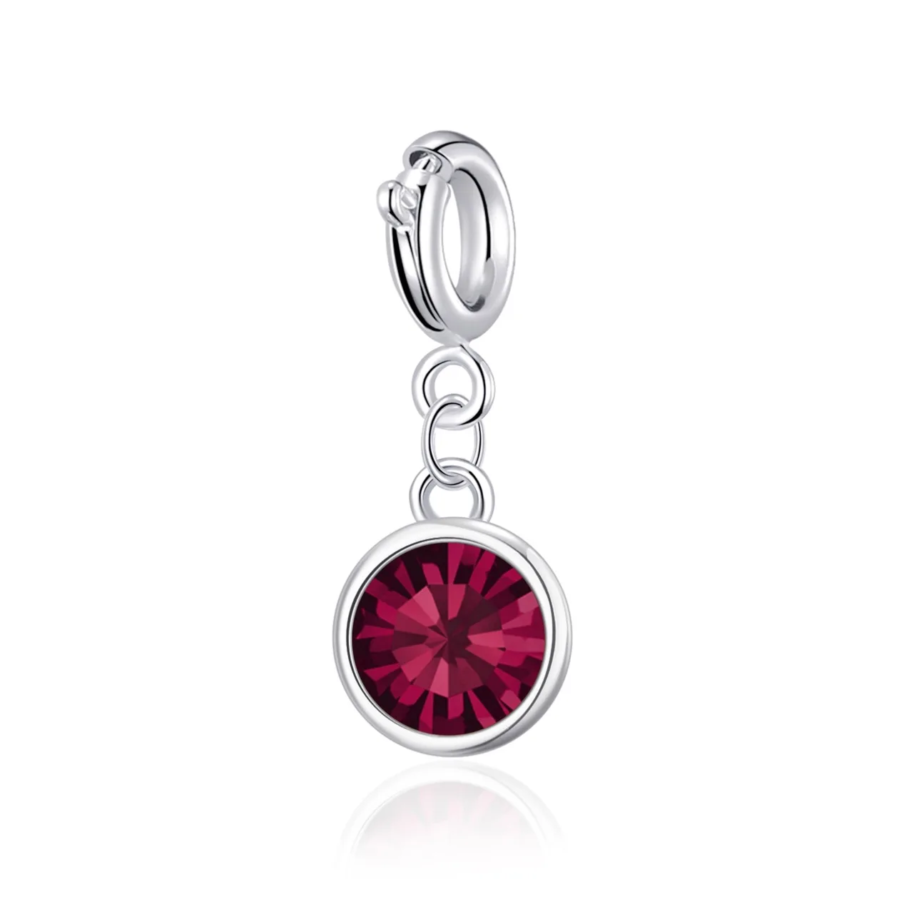 Clip on Birthstone Charms Created with Zircondia® Crystals: the shop's own photo