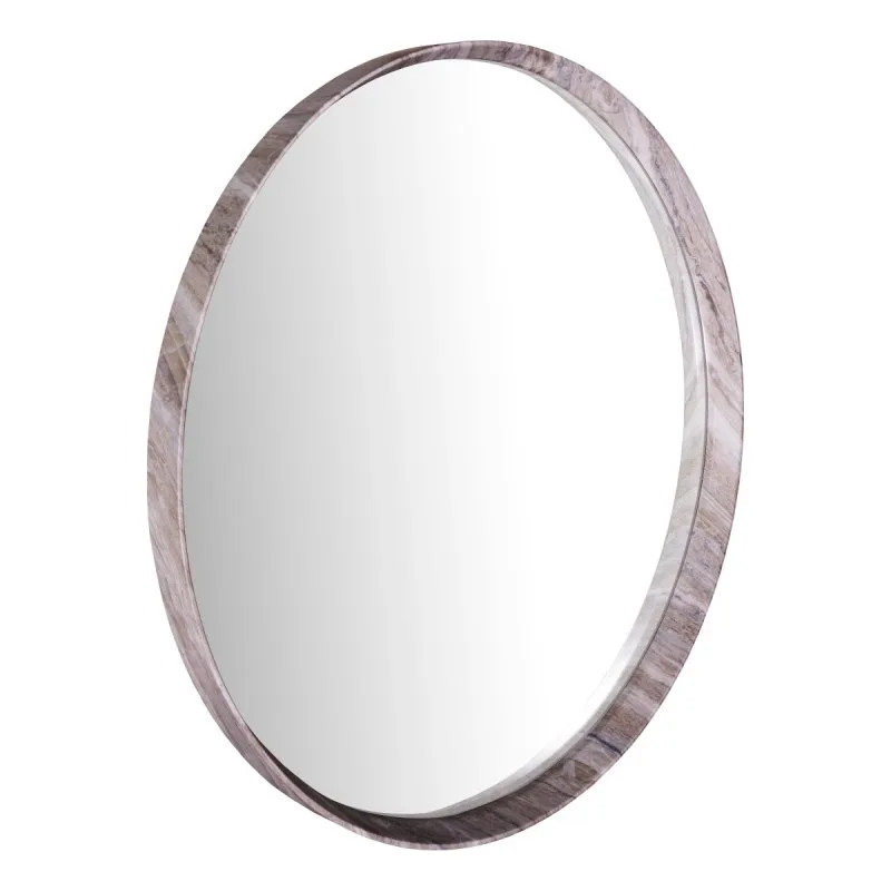 Dar Wisebuys Seyah Mirror In Brown Stone Veneer 74cm: the shop's own photo