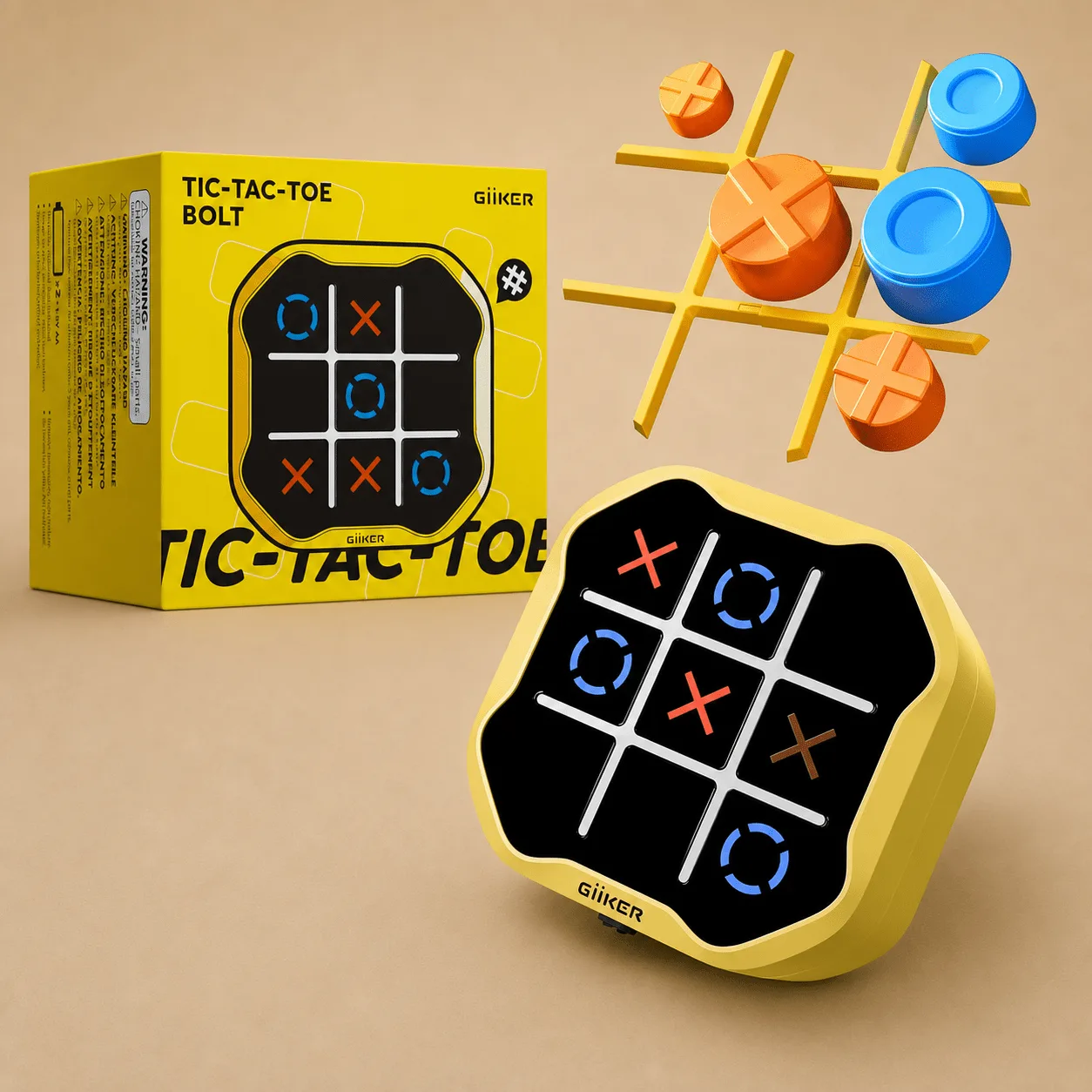 GiiKER Tic Tac Toe Bolt Game: the shop's own photo
