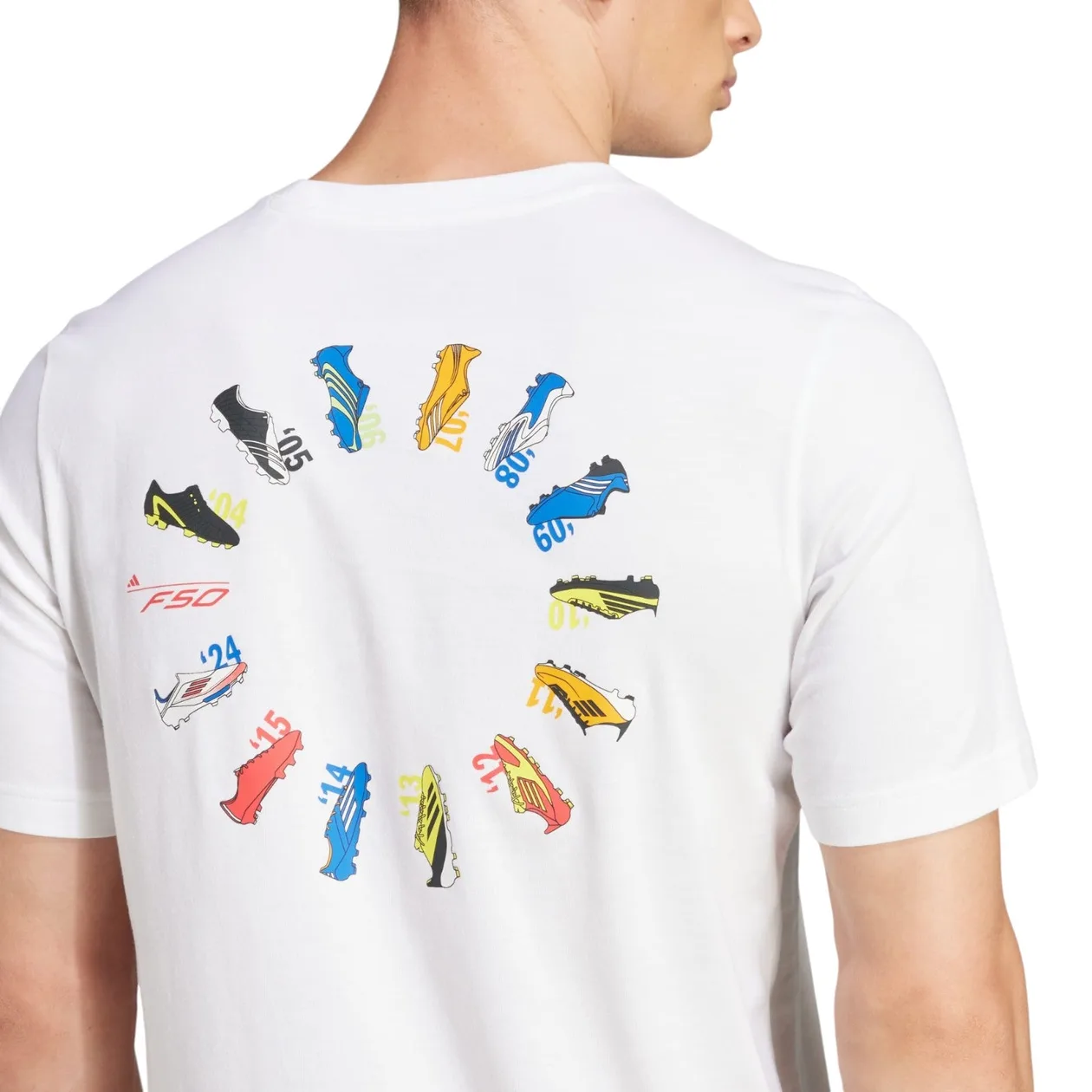 adidas F50 History Graphic Tee - White | Size: XL: the shop's own photo