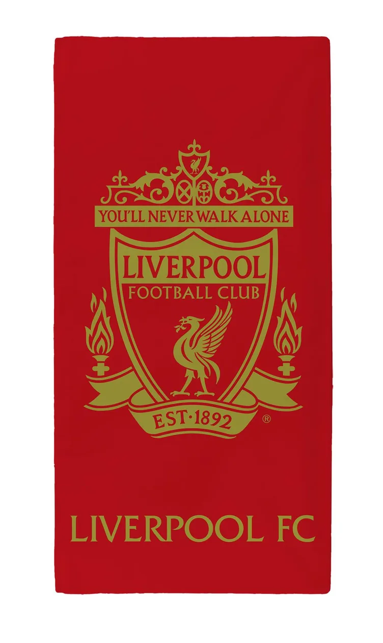 Liverpool FC Red & Gold Towel 70x140: the shop's own photo