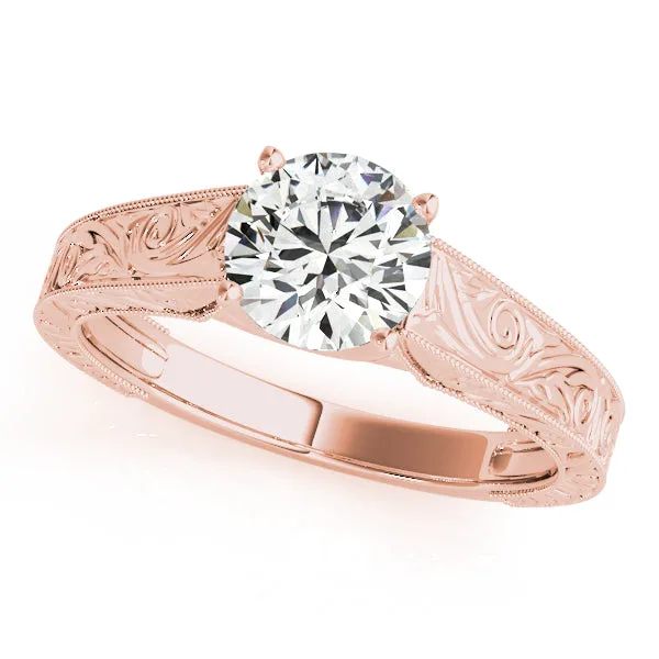 IGI Lab-Grown D-VVS Round Cut Diamond Solitarie Engagement Ring. - 9k Yellow Gold / 0.50 Carat: the shop's own photo