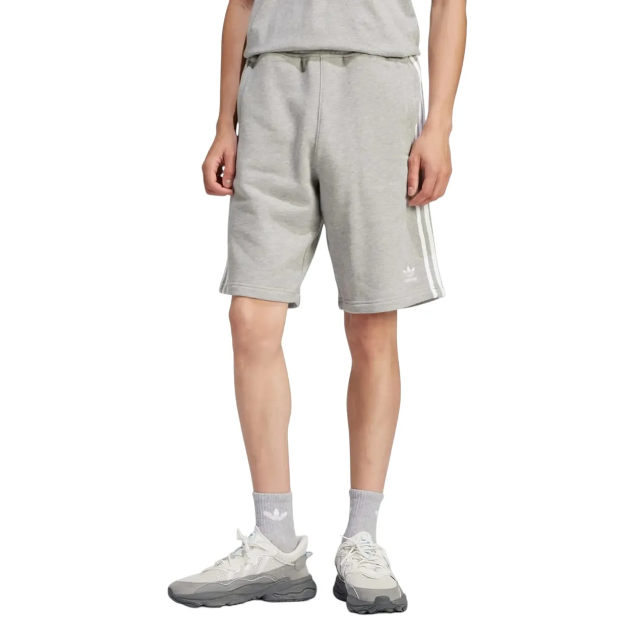 adidas Originals Men's Adicolor 3-Stripes Shorts - Grey | Size: S: the shop's own photo