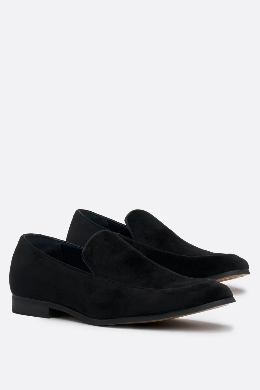 Milan Black Velvet Loafers: the shop's own photo