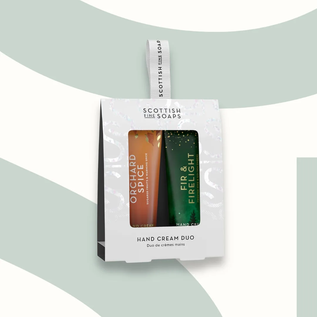 Orchard Spice & Fir & Firelight Hand Cream Duo: the shop's own photo