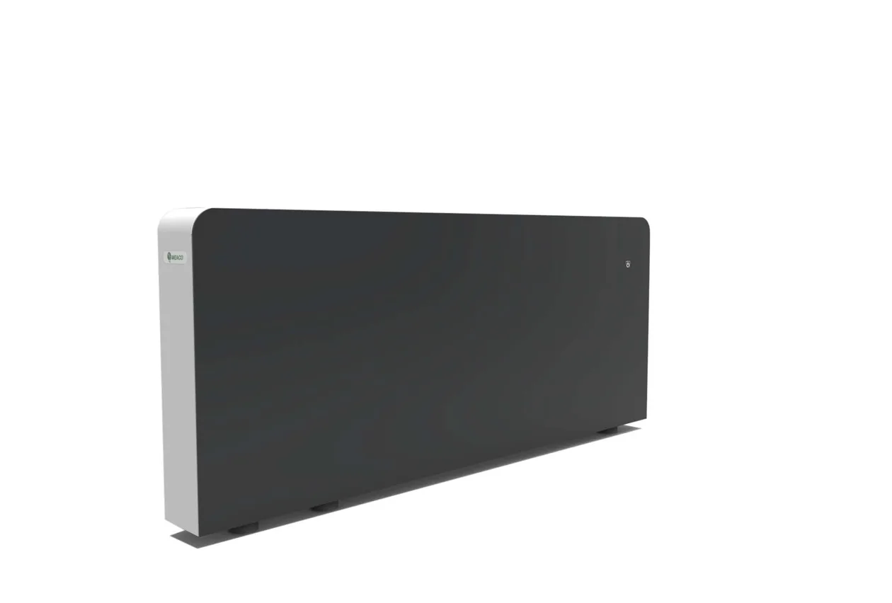 MeacoWall Two Wall Mounted Swimming Pool Dehumidifier, Black: the shop's own photo