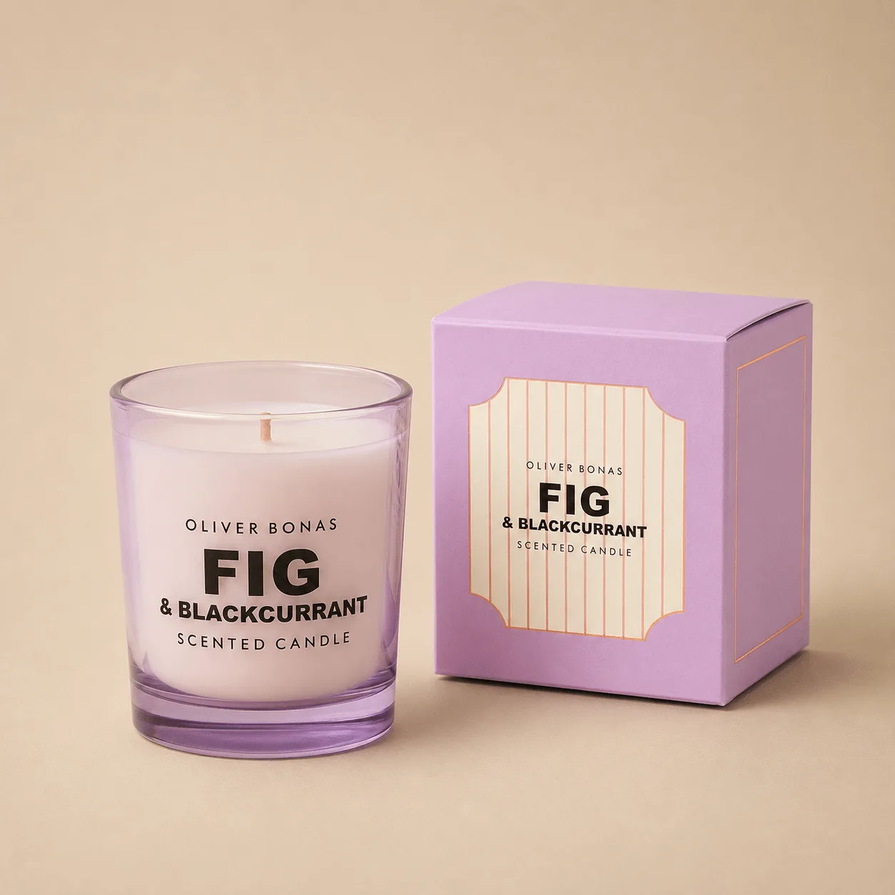 Fig & Blackcurrant Scented Candle: the shop's own photo